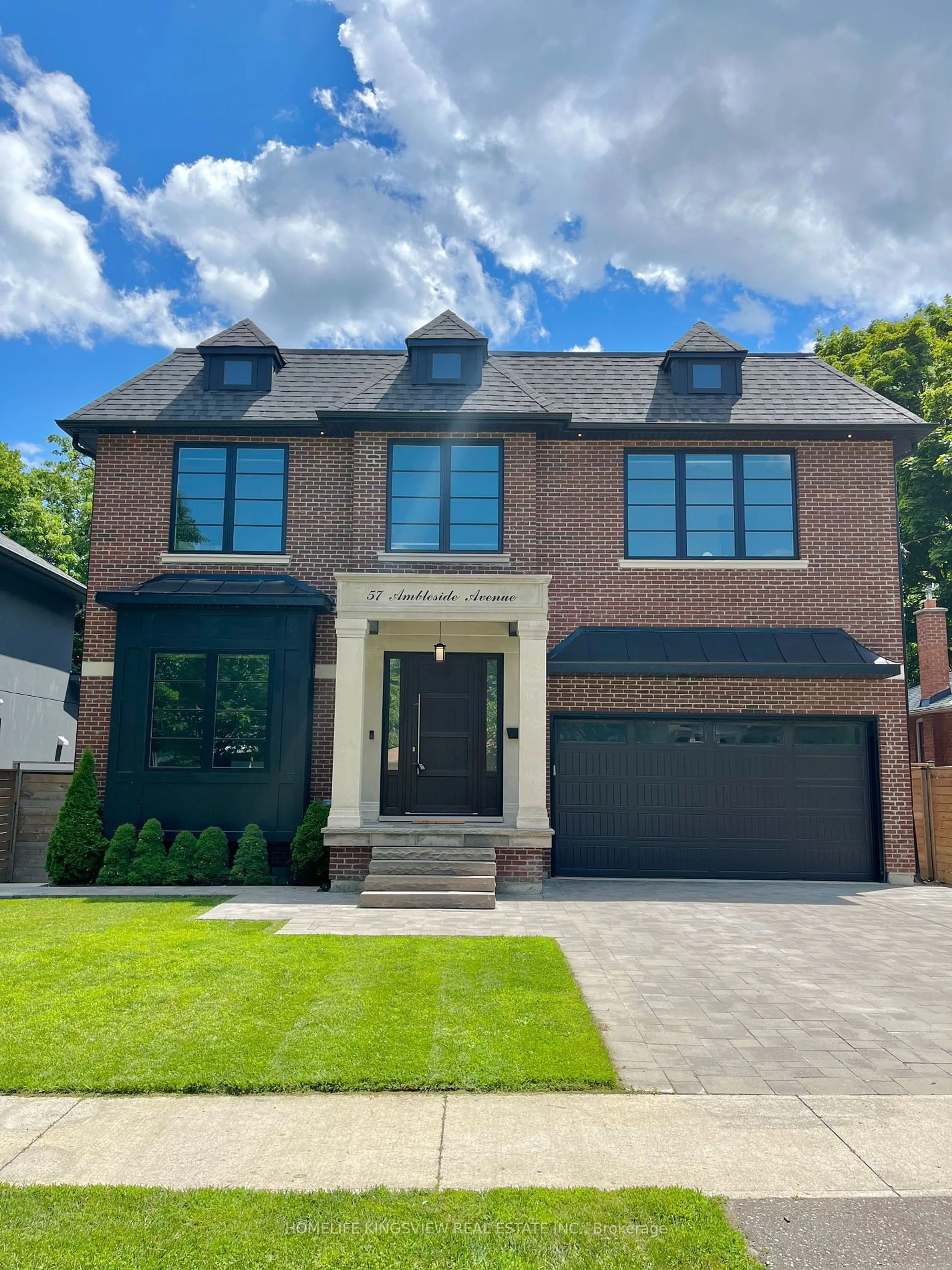 Home with brick exterior material for 57 Ambleside Ave, Toronto Ontario M8Z 2H8