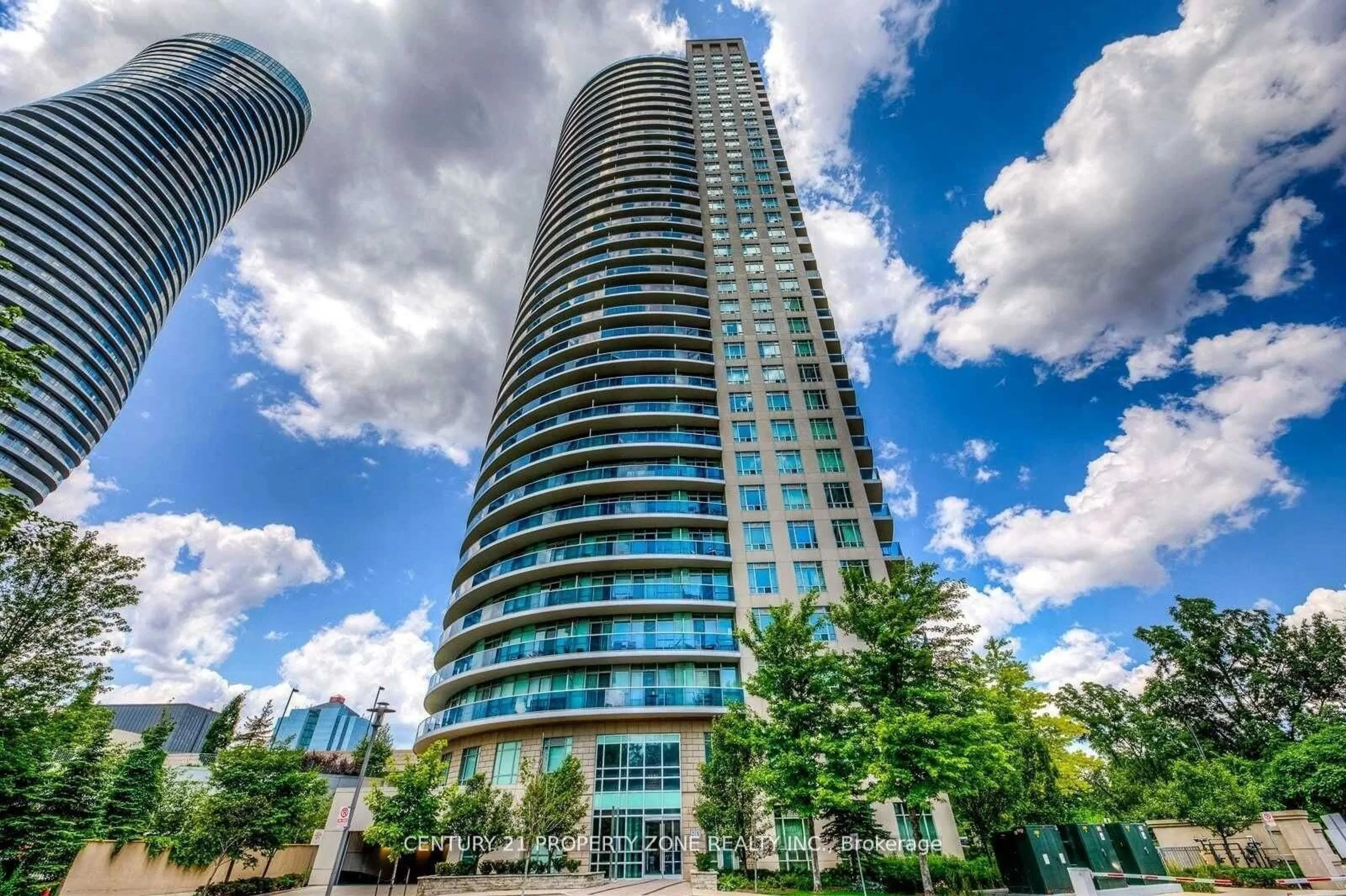 A pic from exterior of the house or condo for 80 Absolute Ave #3303, Mississauga Ontario L4Z 0A5