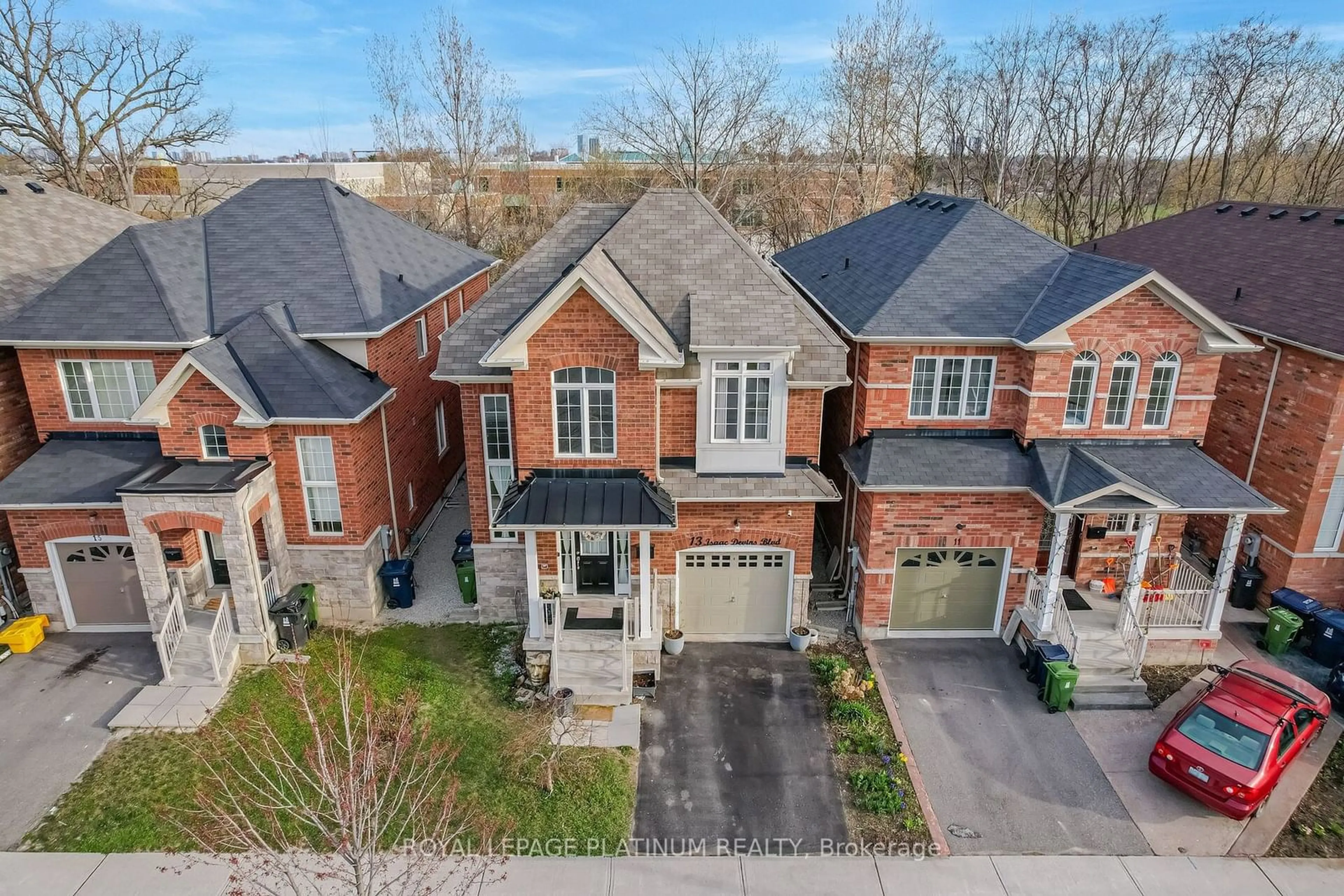 Home with brick exterior material for 13 Isaac Devins Blvd, Toronto Ontario M9M 0C7