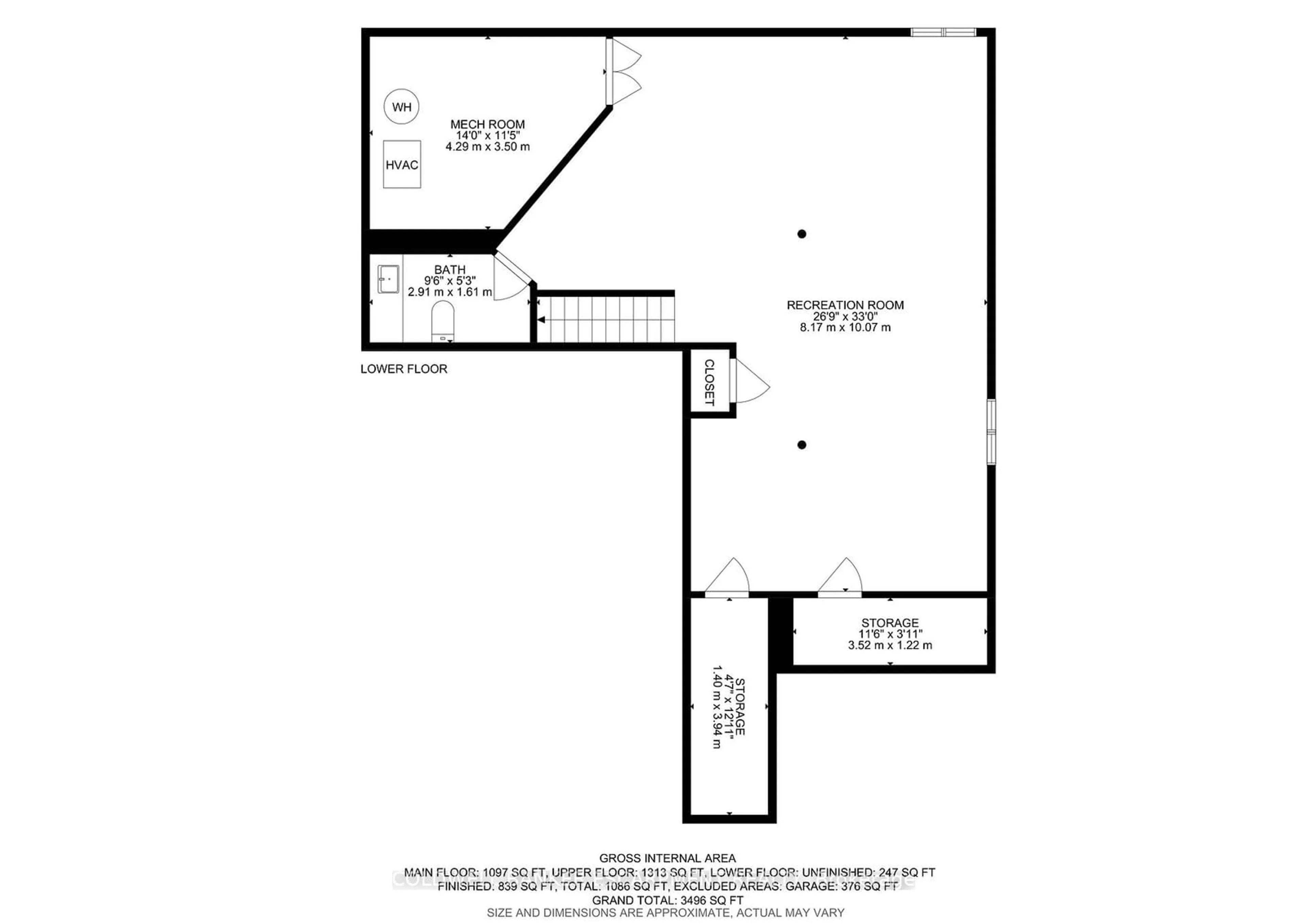 Floor plan for 5 Tanners Dr, Halton Hills Ontario L7J 3A2