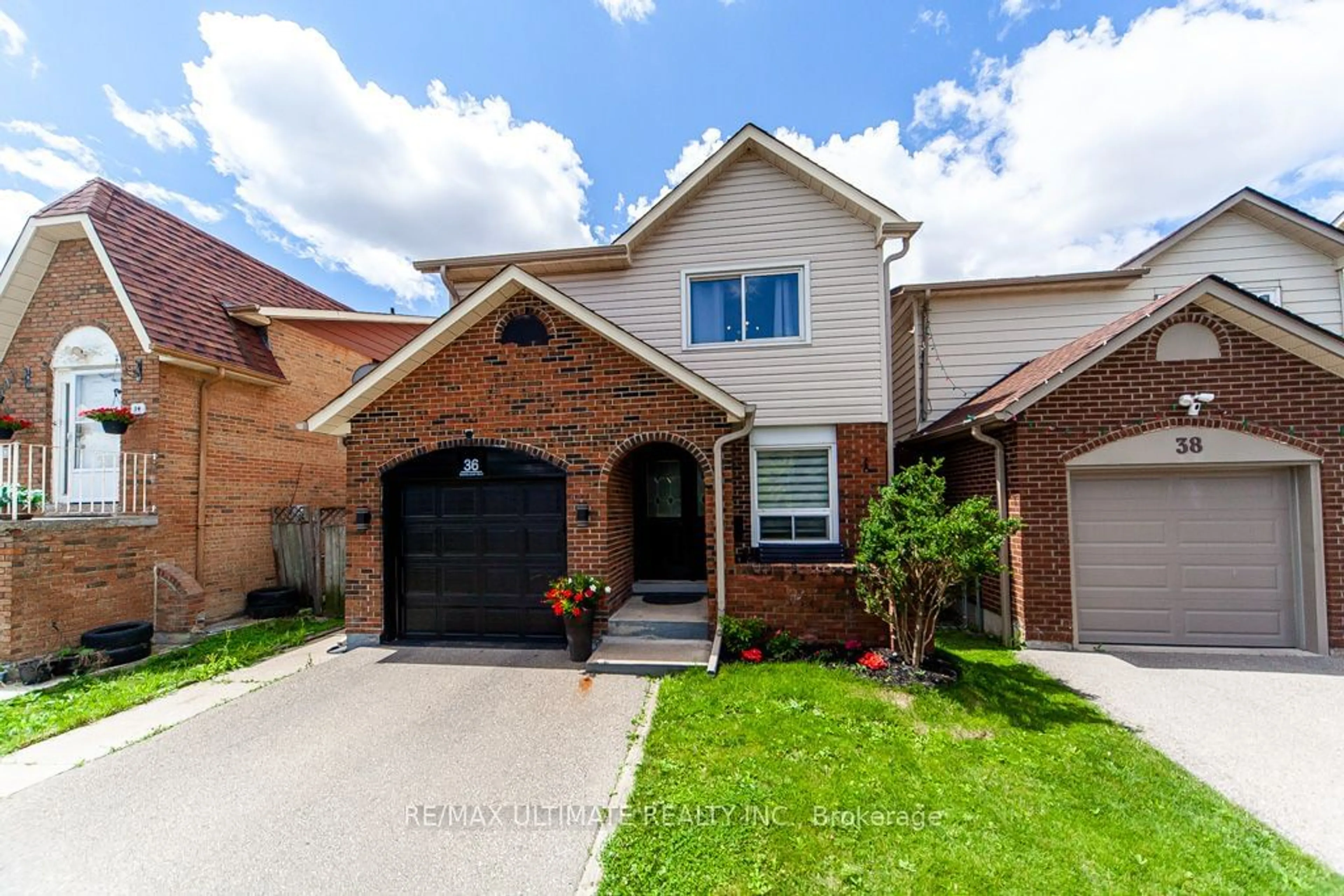 Home with brick exterior material for 36 Buckland Way, Brampton Ontario L6V 3P4