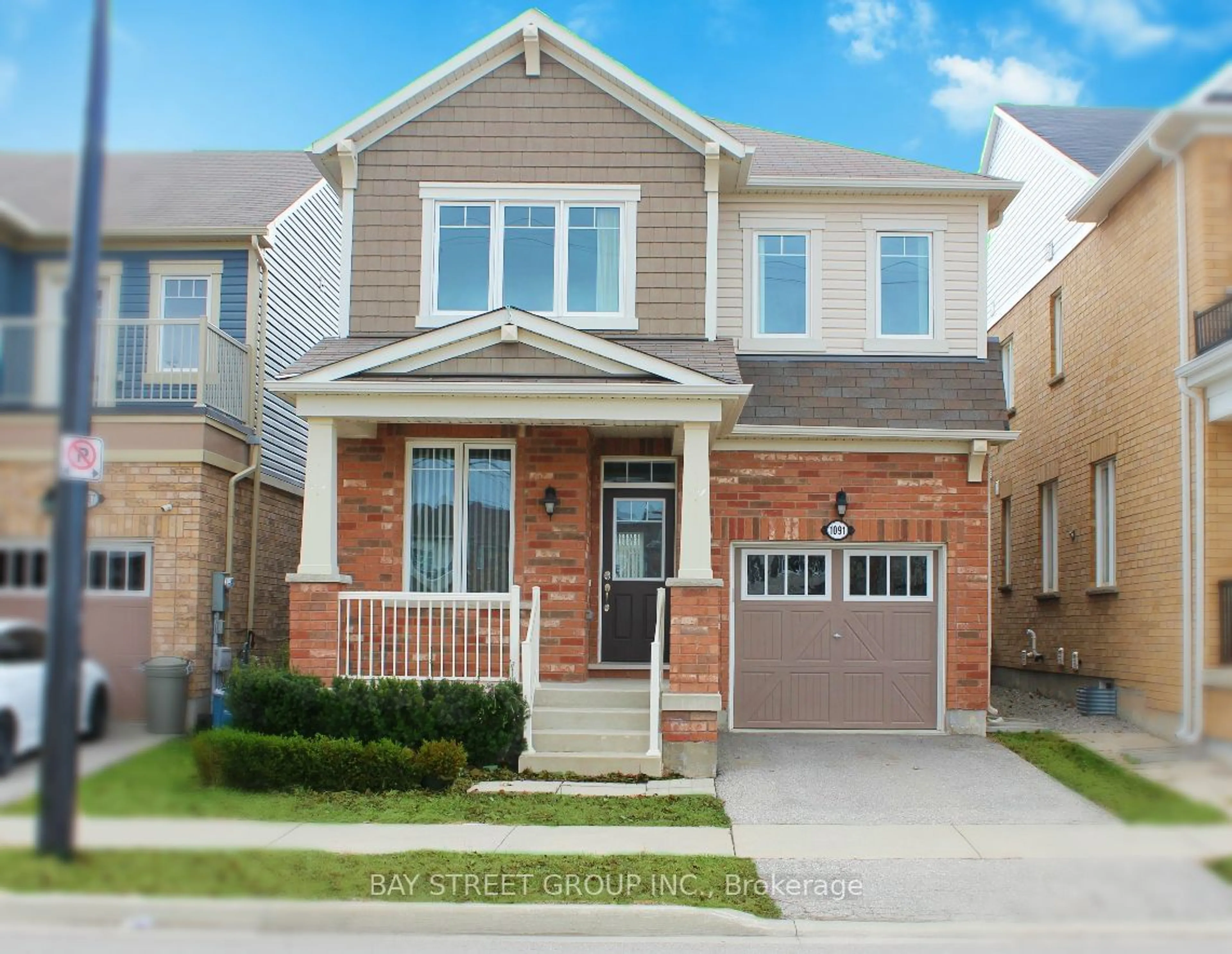 Home with brick exterior material for 1091 Biason Circ, Milton Ontario L9T 8S7