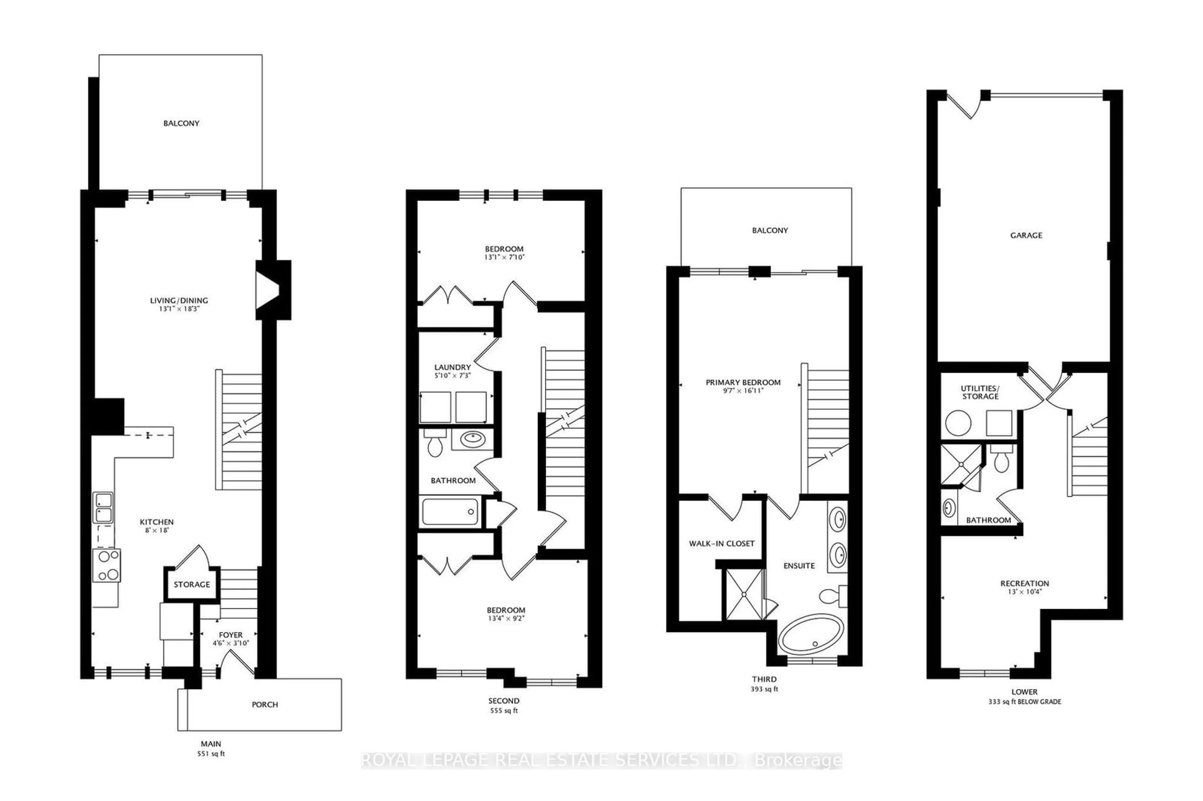 Floor plan for 1022A Islington Ave, Toronto Ontario M8Z 0E5