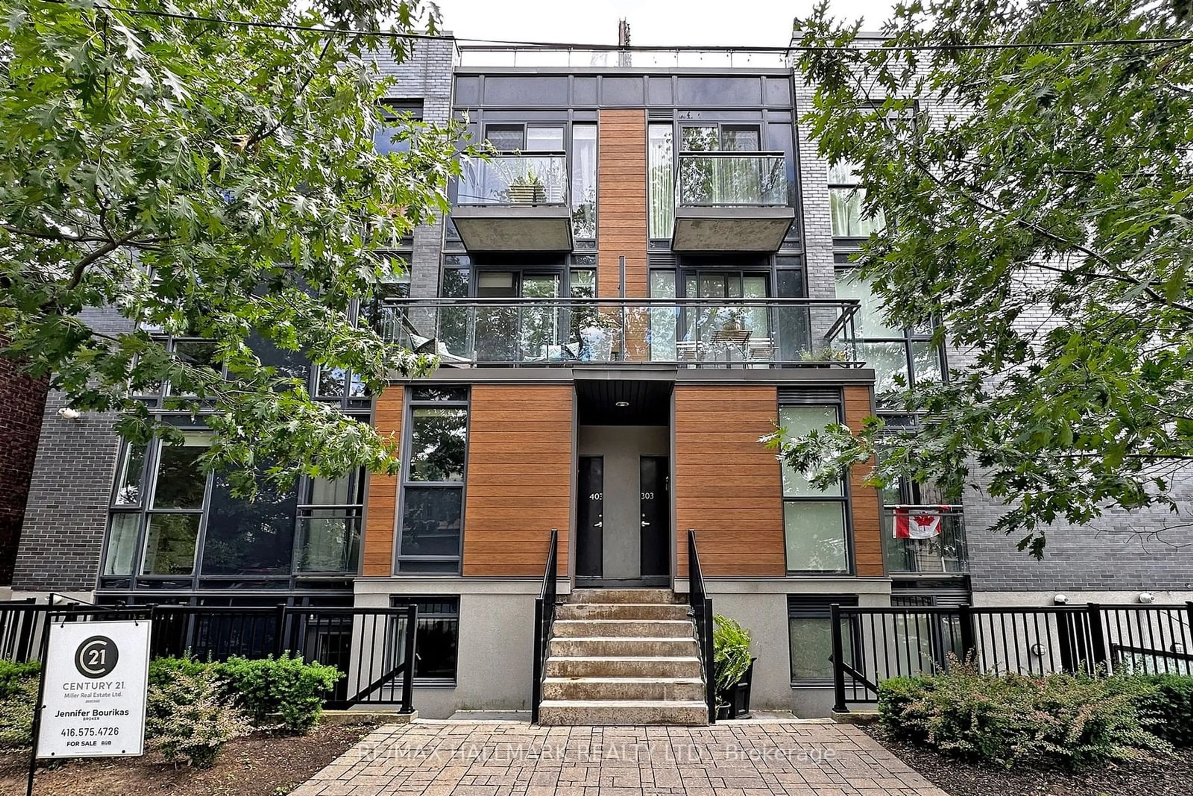 A pic from exterior of the house or condo for 63 Ruskin Ave #402, Toronto Ontario M6P 3P7