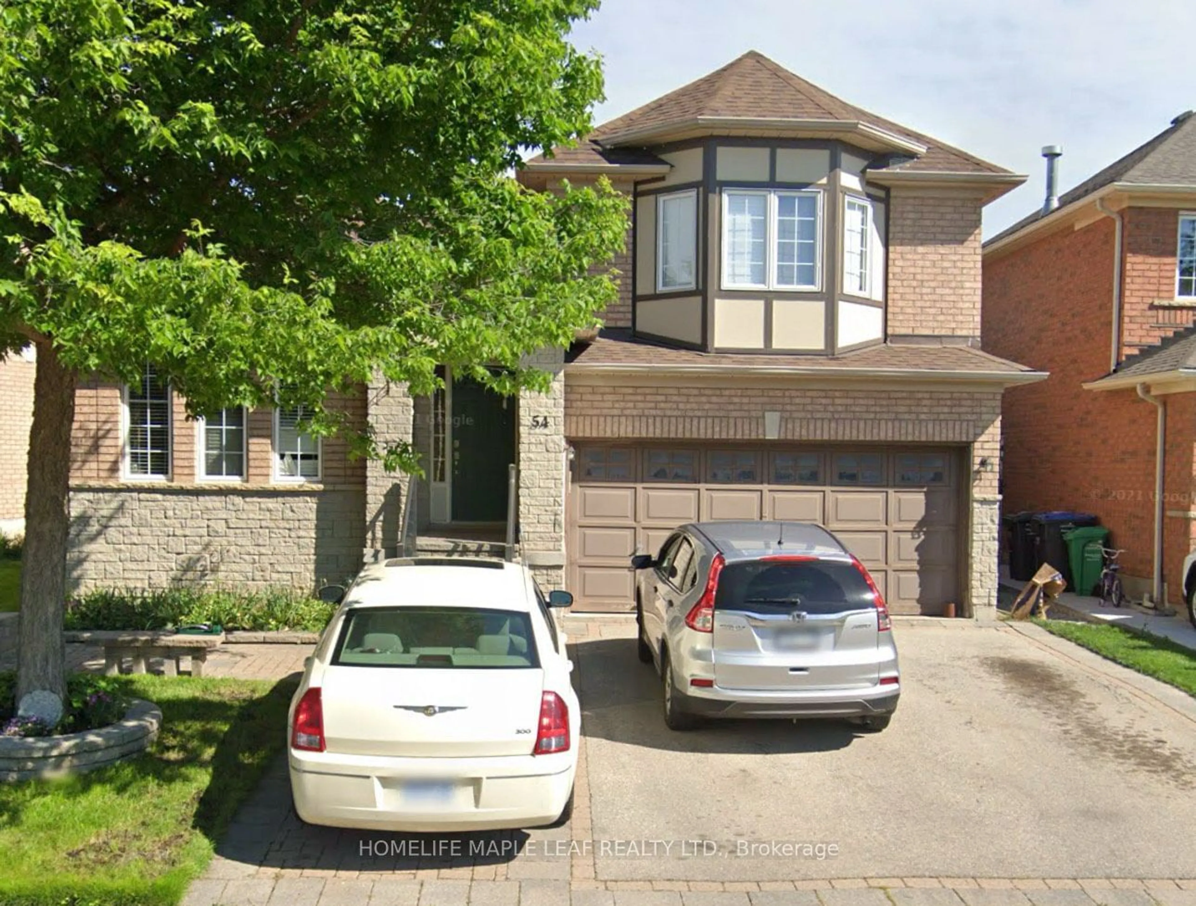 Frontside or backside of a home for 54 Woodvalley Dr, Brampton Ontario L7A 1Z3