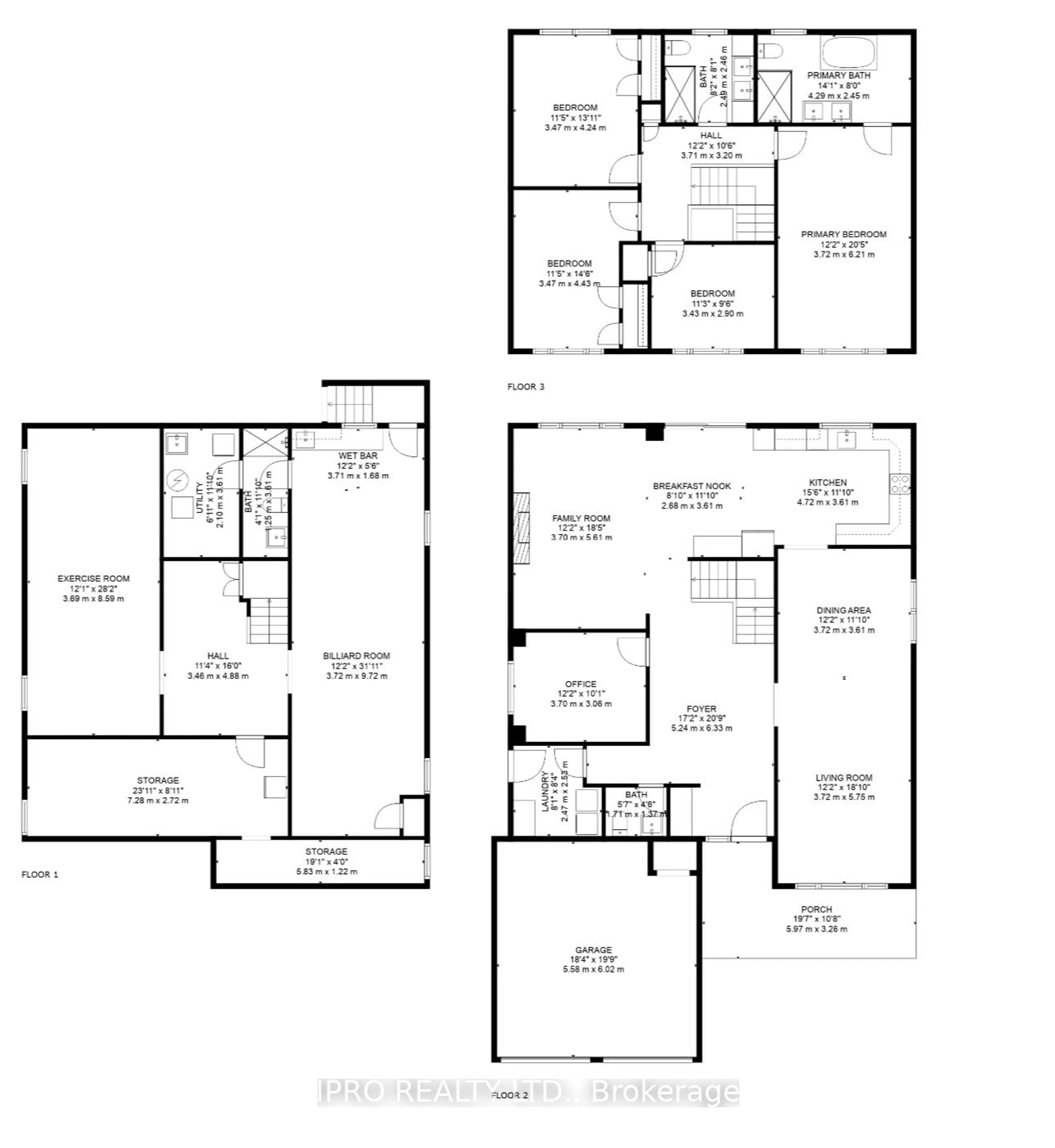 Floor plan for 1111 Vanier Dr, Mississauga Ontario L5H 3W8