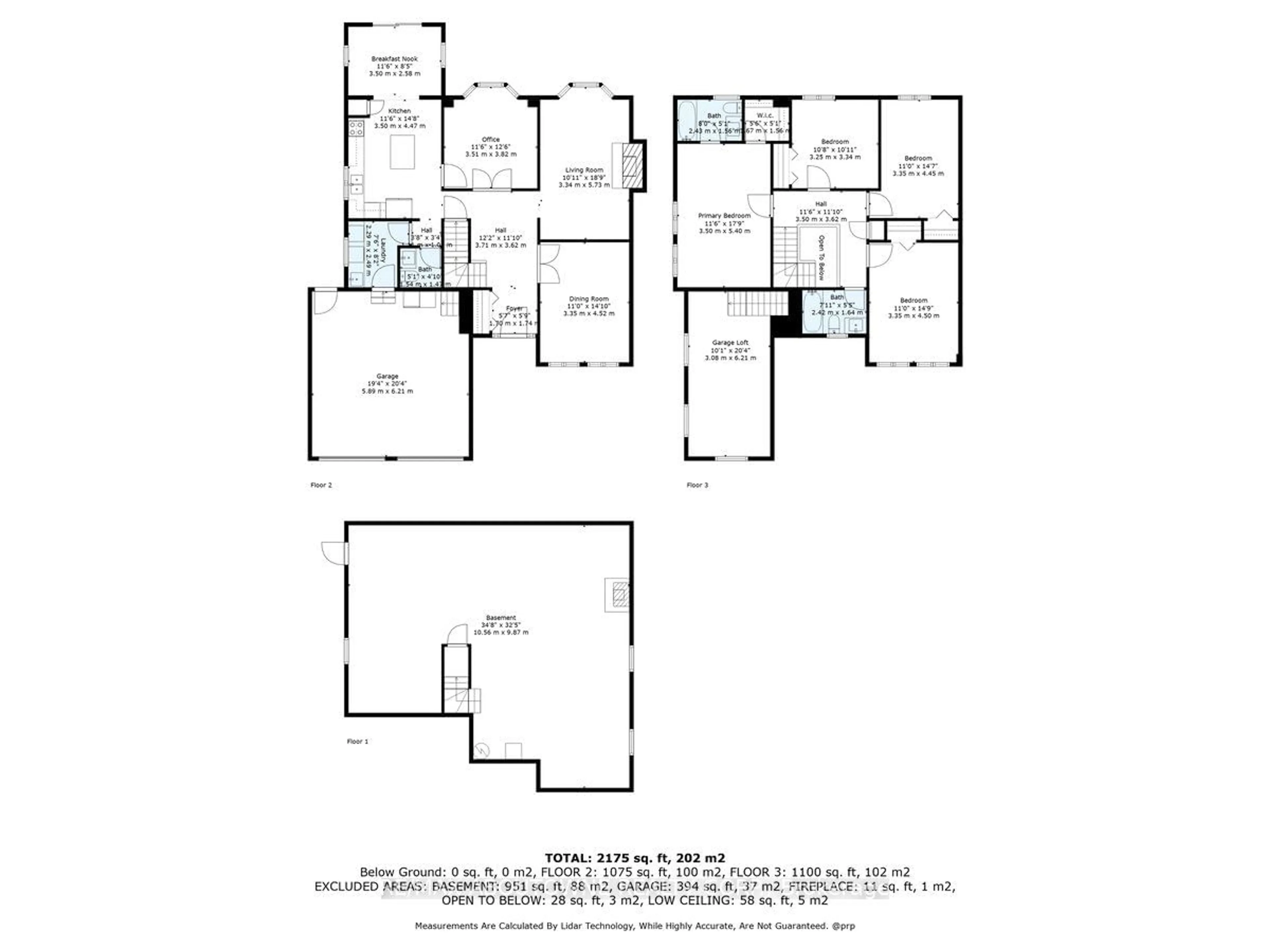 Floor plan for 865 Anderson Ave, Milton Ontario L9T 4Y5