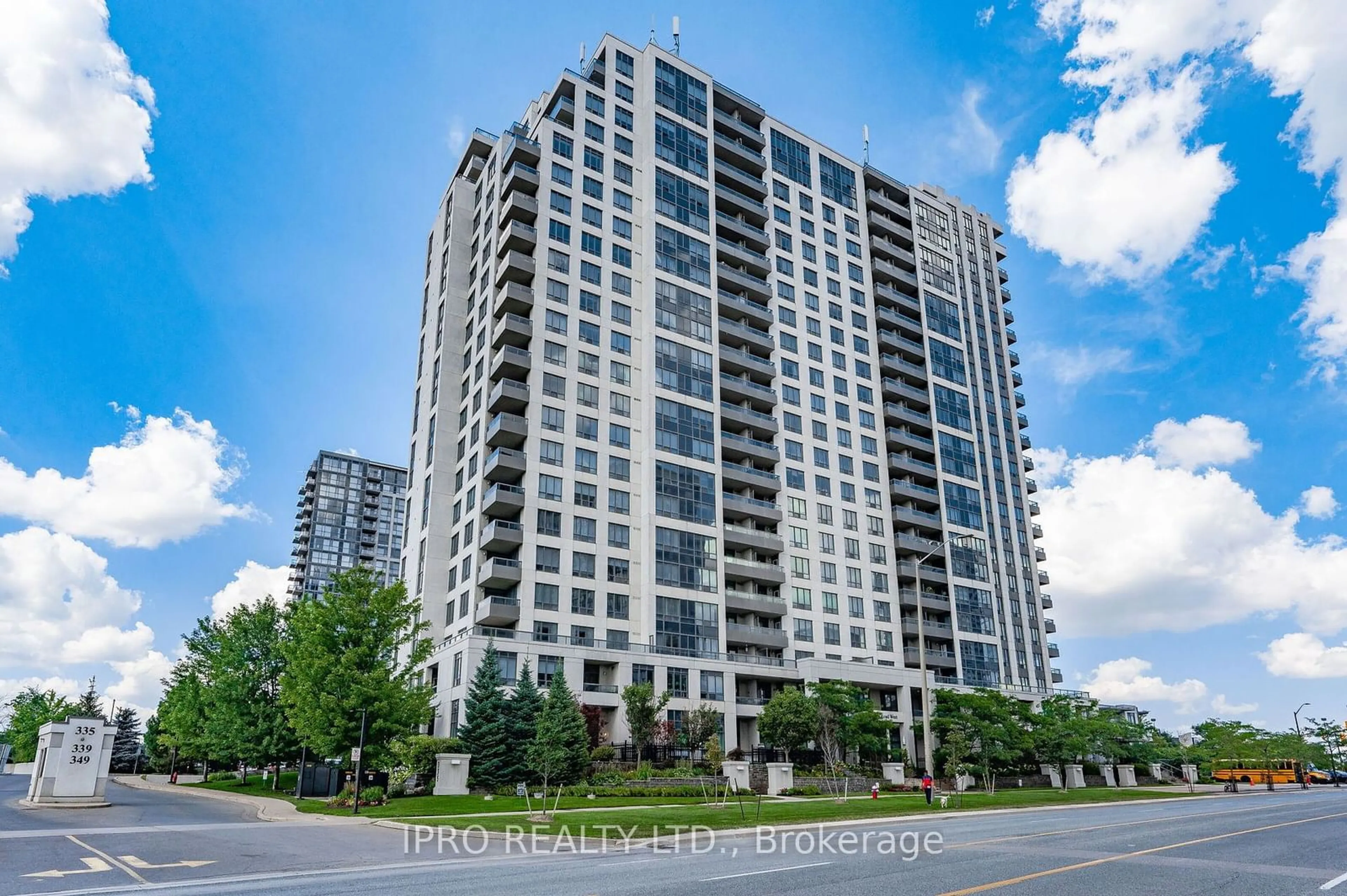 A pic from exterior of the house or condo for 335 Rathburn Rd #2109, Mississauga Ontario L5B 0C8