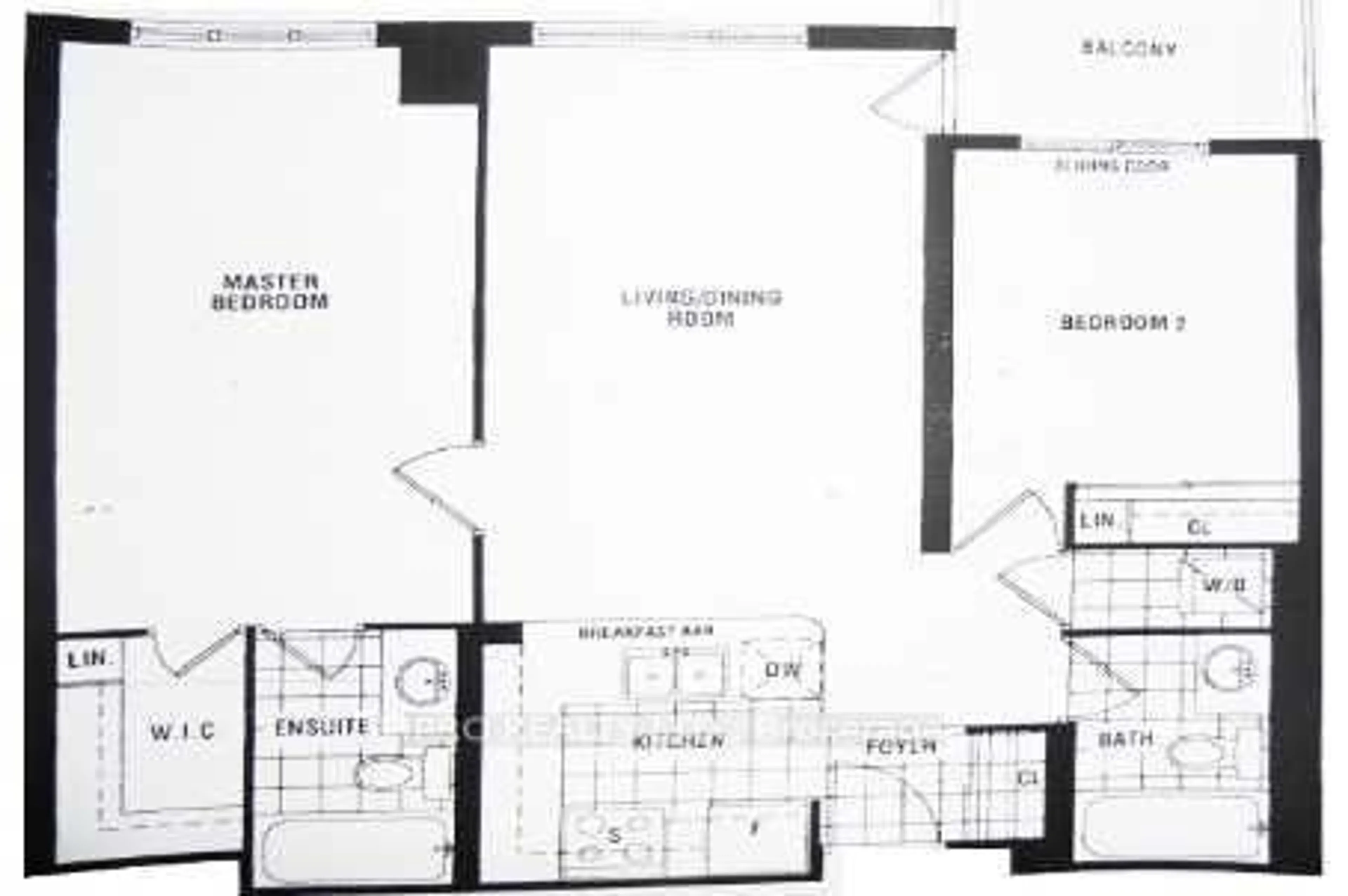 Floor plan for 335 Rathburn Rd #2109, Mississauga Ontario L5B 0C8