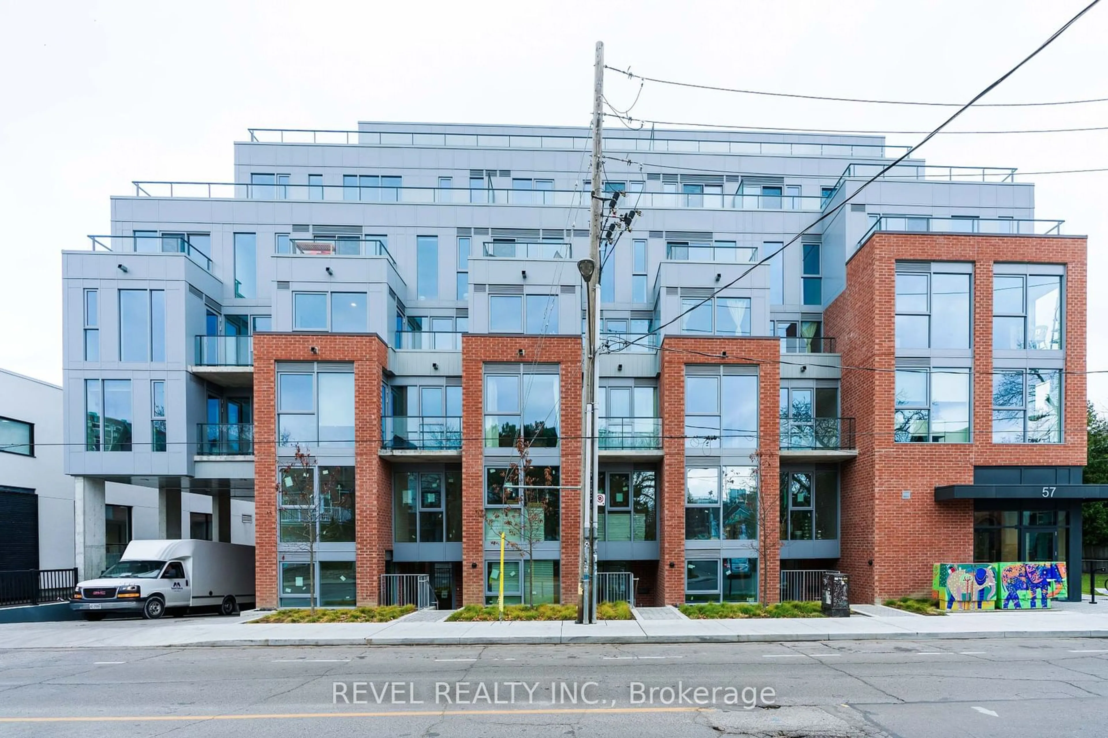 A pic from exterior of the house or condo for 57 Brock Ave #605, Toronto Ontario M3H 3N2