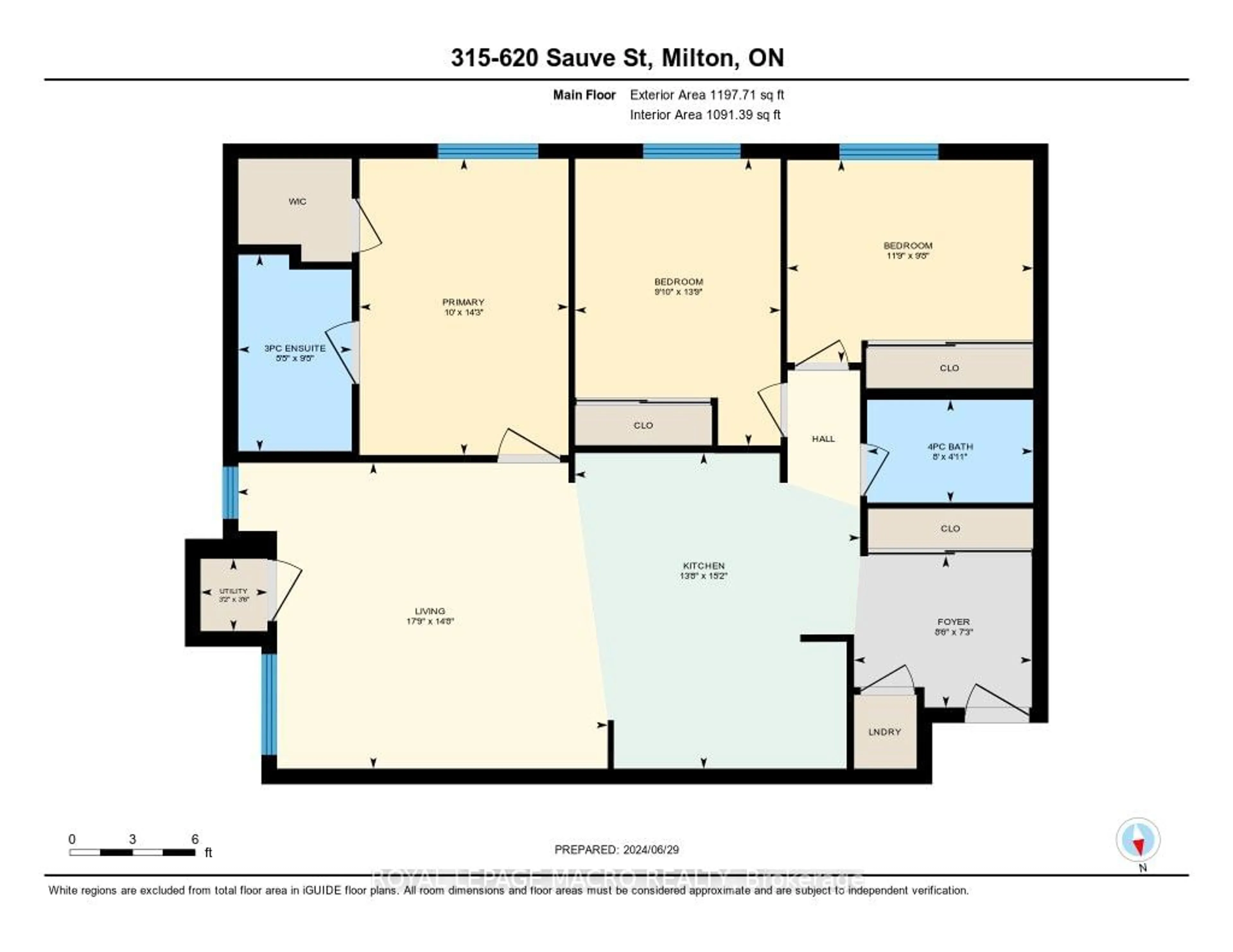 Floor plan for 620 Sauve St #315, Milton Ontario L9T 9A5
