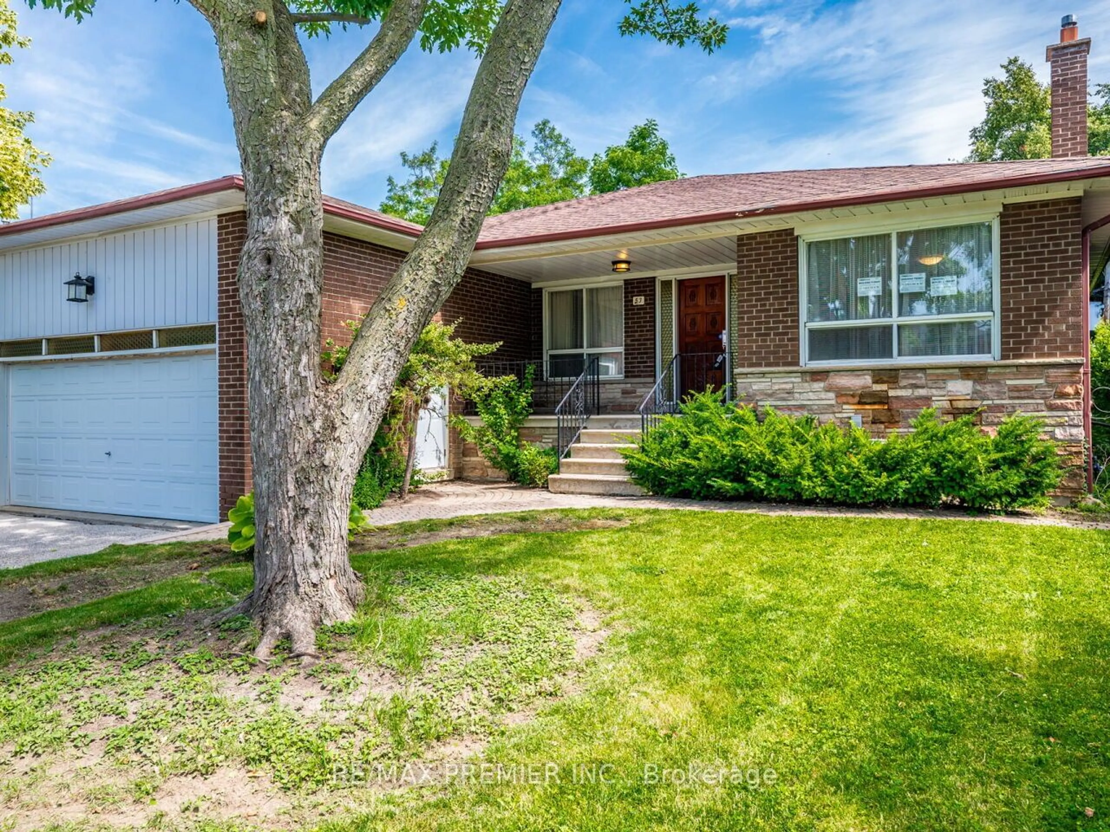 Frontside or backside of a home for 53 Thicket Rd, Toronto Ontario M9C 2T4