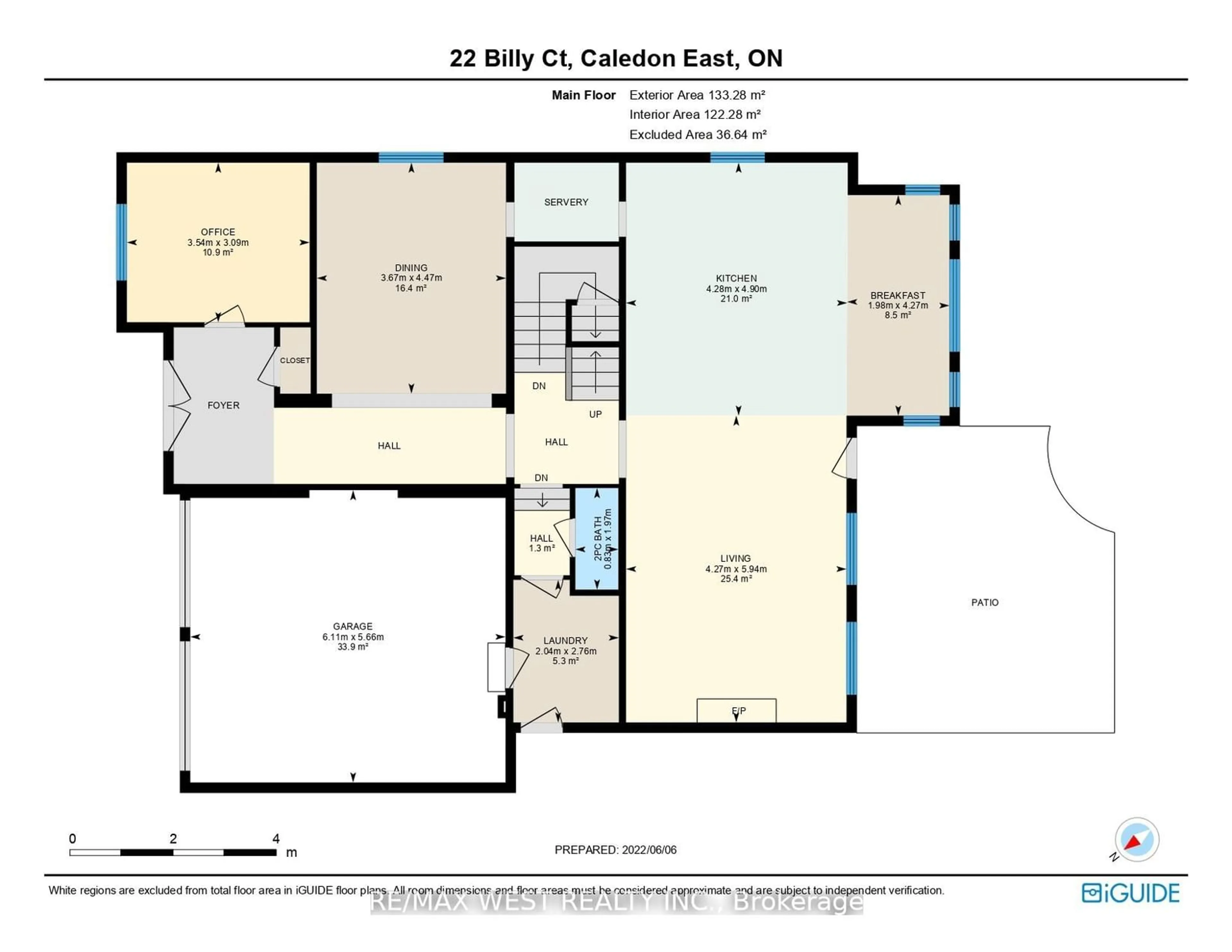 Floor plan for 22 Billy Crt, Caledon Ontario L7C 3X3