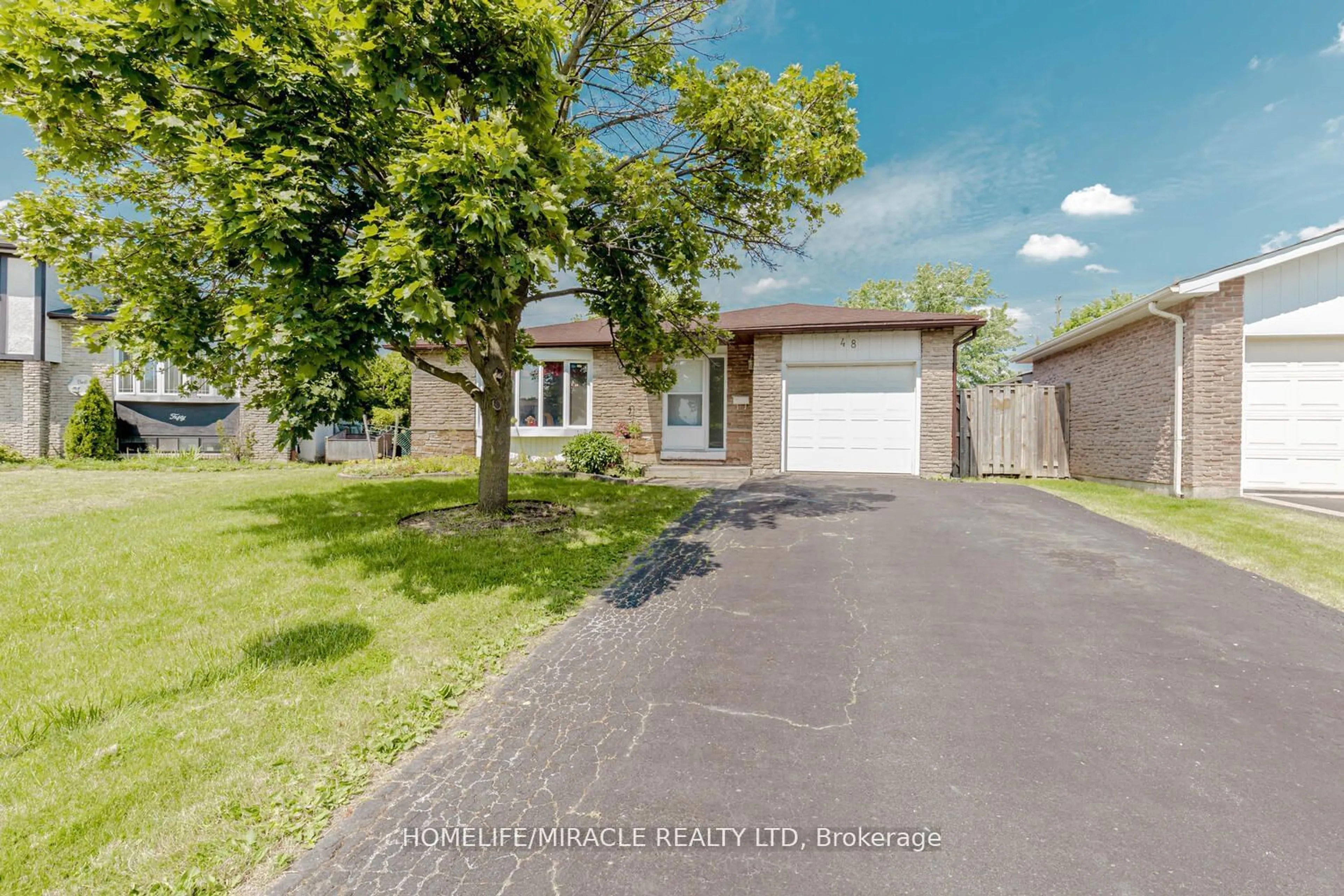 Frontside or backside of a home for 48 Gondola Cres, Brampton Ontario L6S 1W6