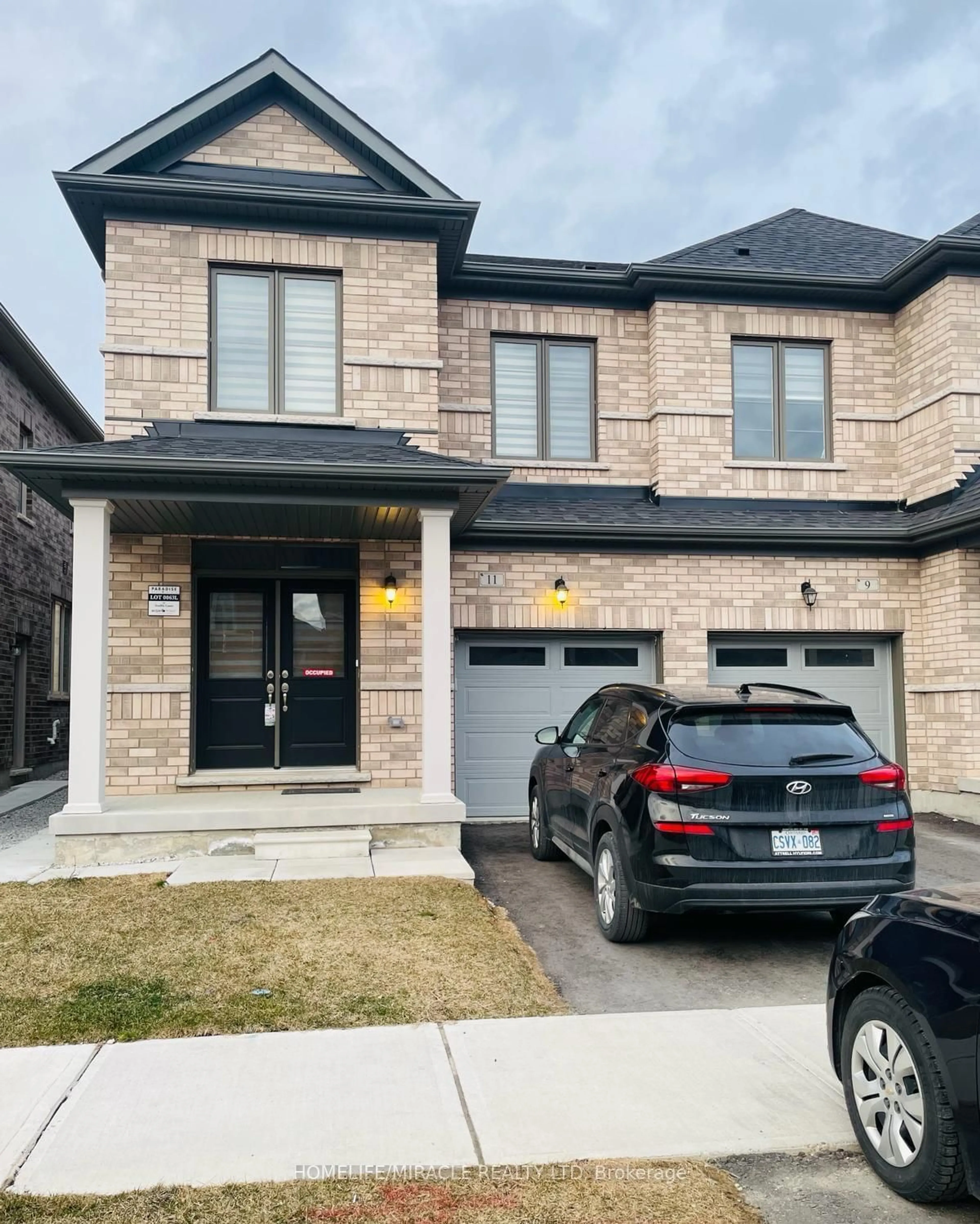 Home with brick exterior material for 11 Truffle Crt, Brampton Ontario L7A 5A6