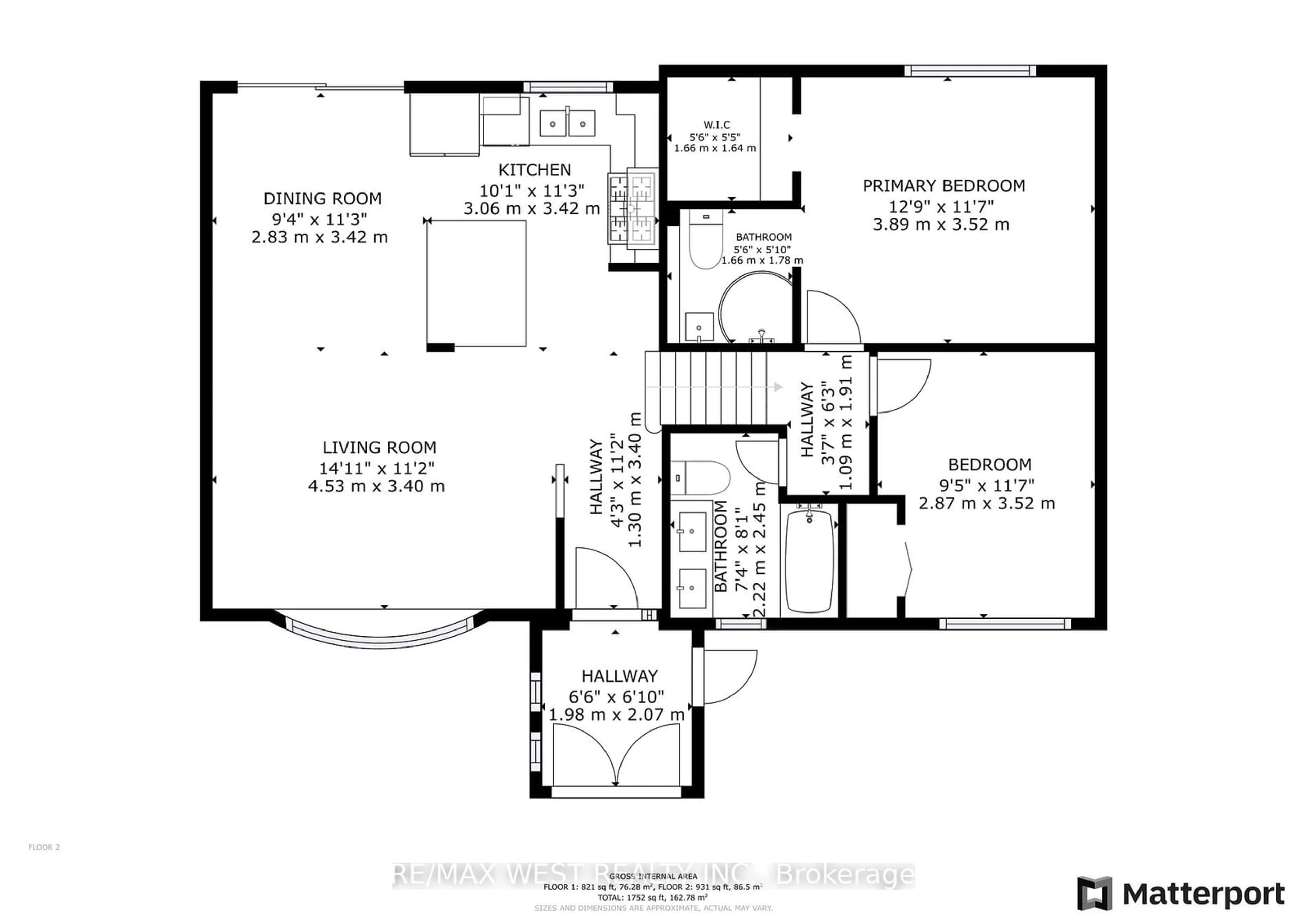 Floor plan for 236 Bartley Bull Pkwy, Brampton Ontario L6W 2L1