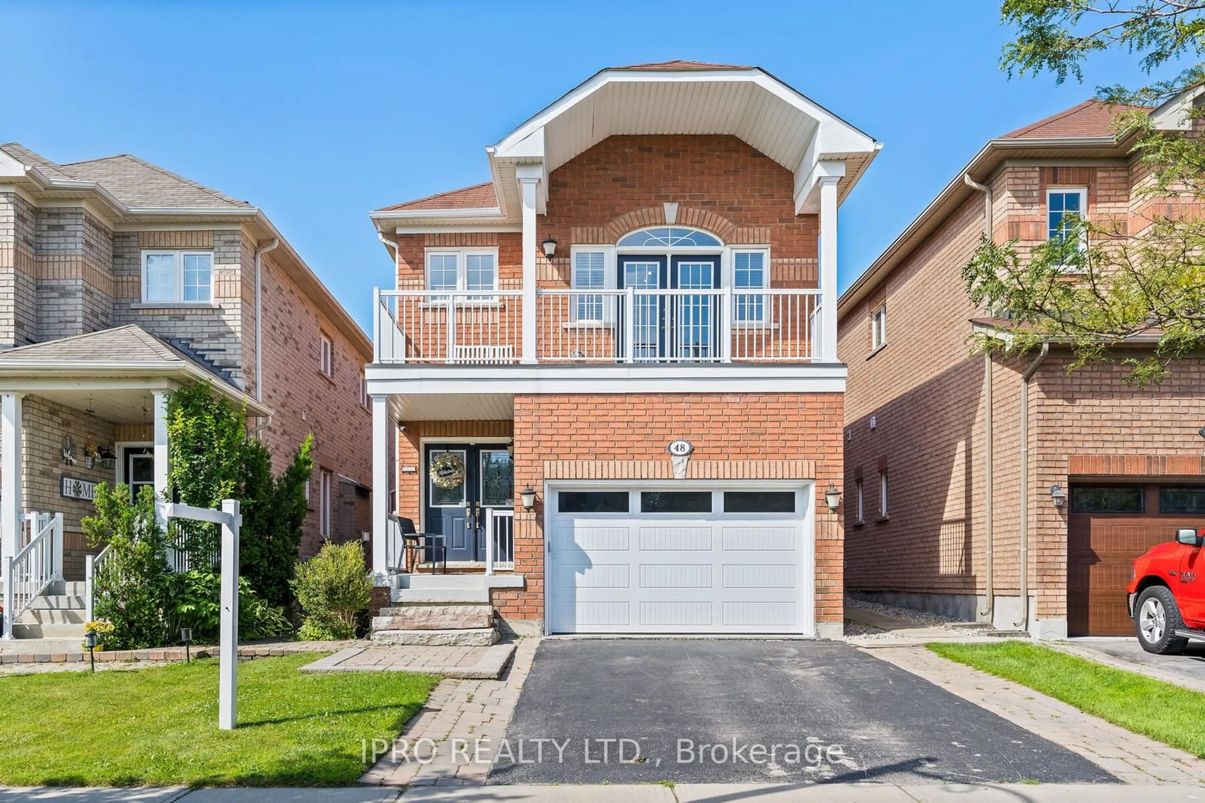 Home with brick exterior material for 48 Meadowlark Dr, Halton Hills Ontario L7G 6N5