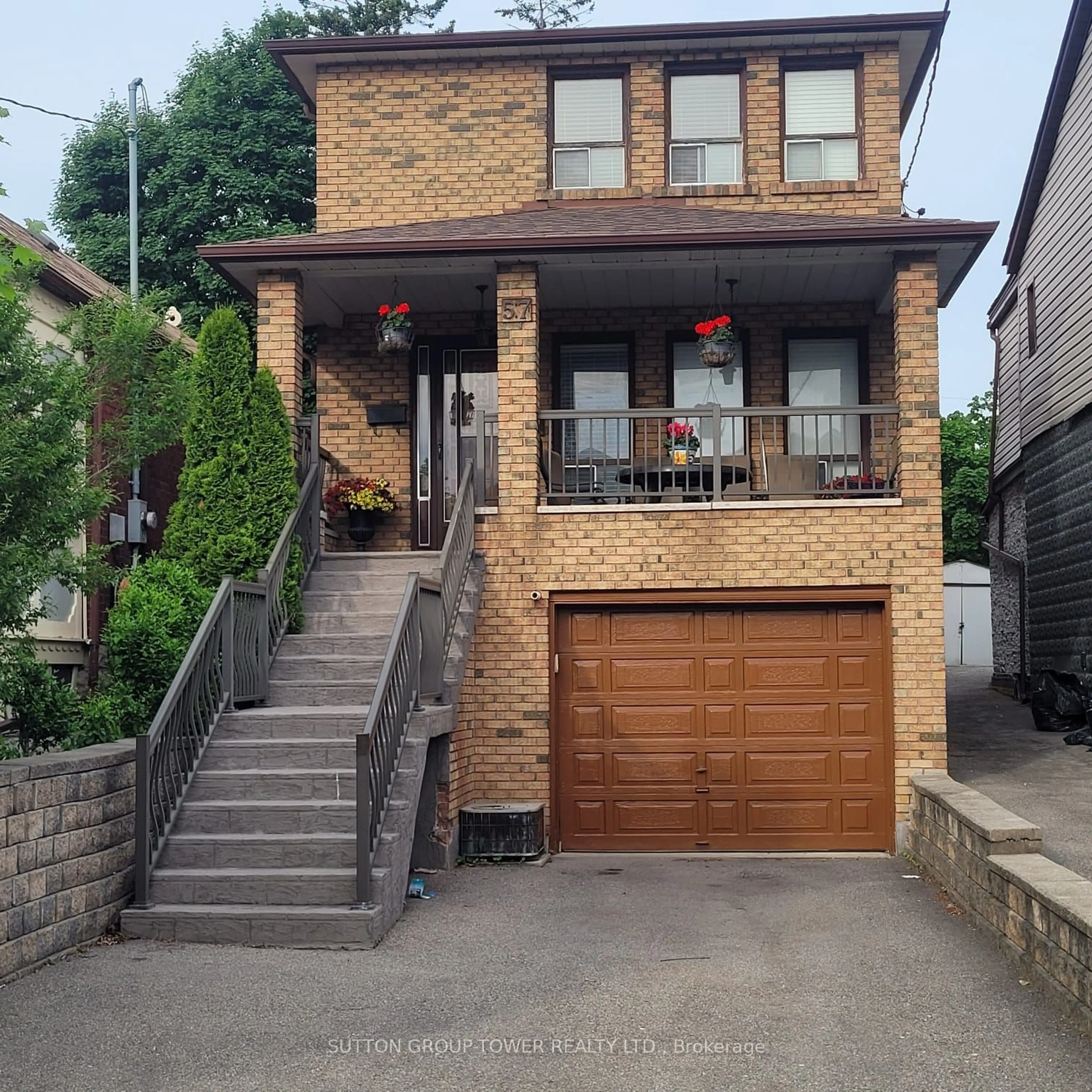 Frontside or backside of a home for 57 Branstone Rd, Toronto Ontario M6E 4E3