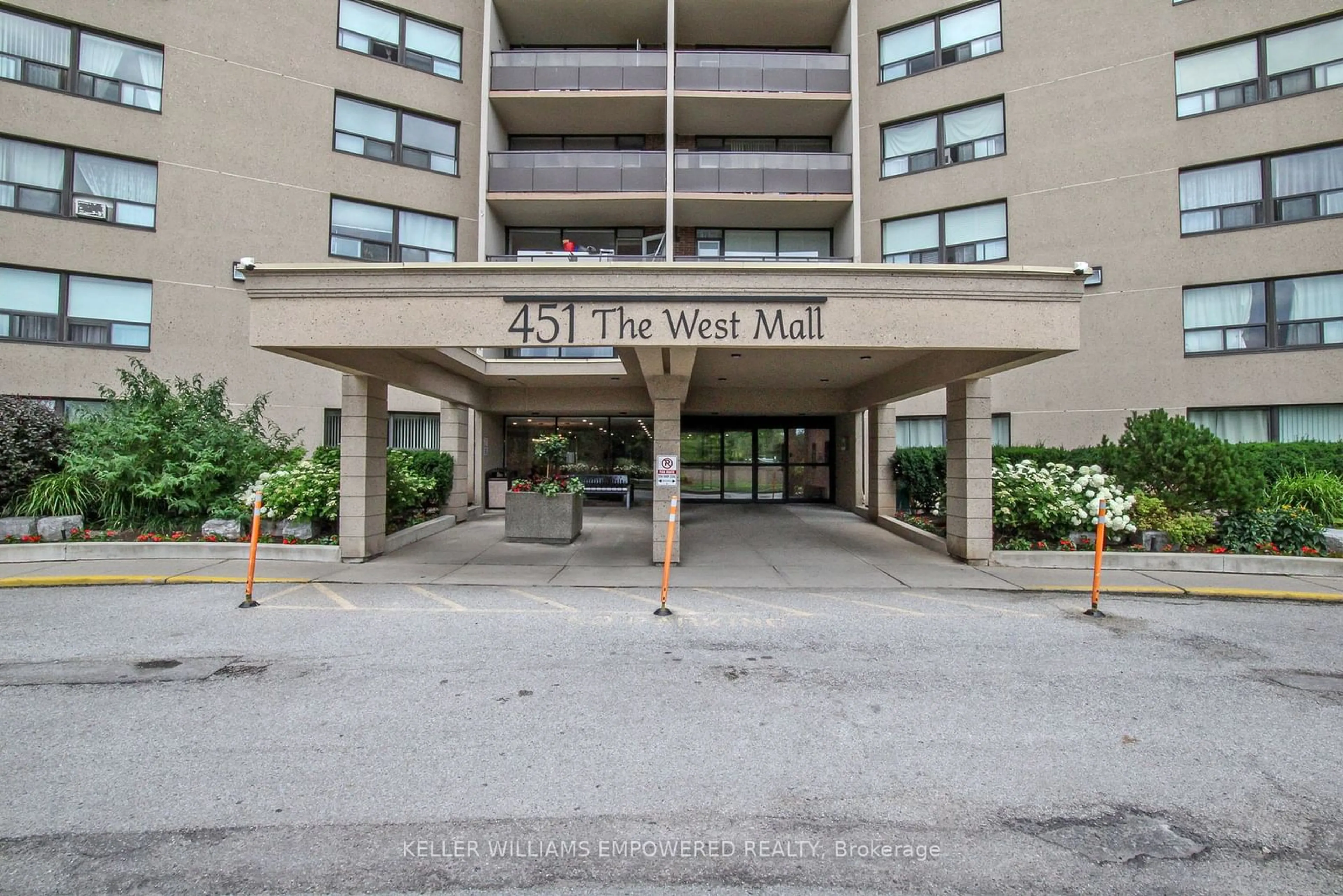 A pic from exterior of the house or condo for 451 The West Mall #303, Toronto Ontario M9C 1G1