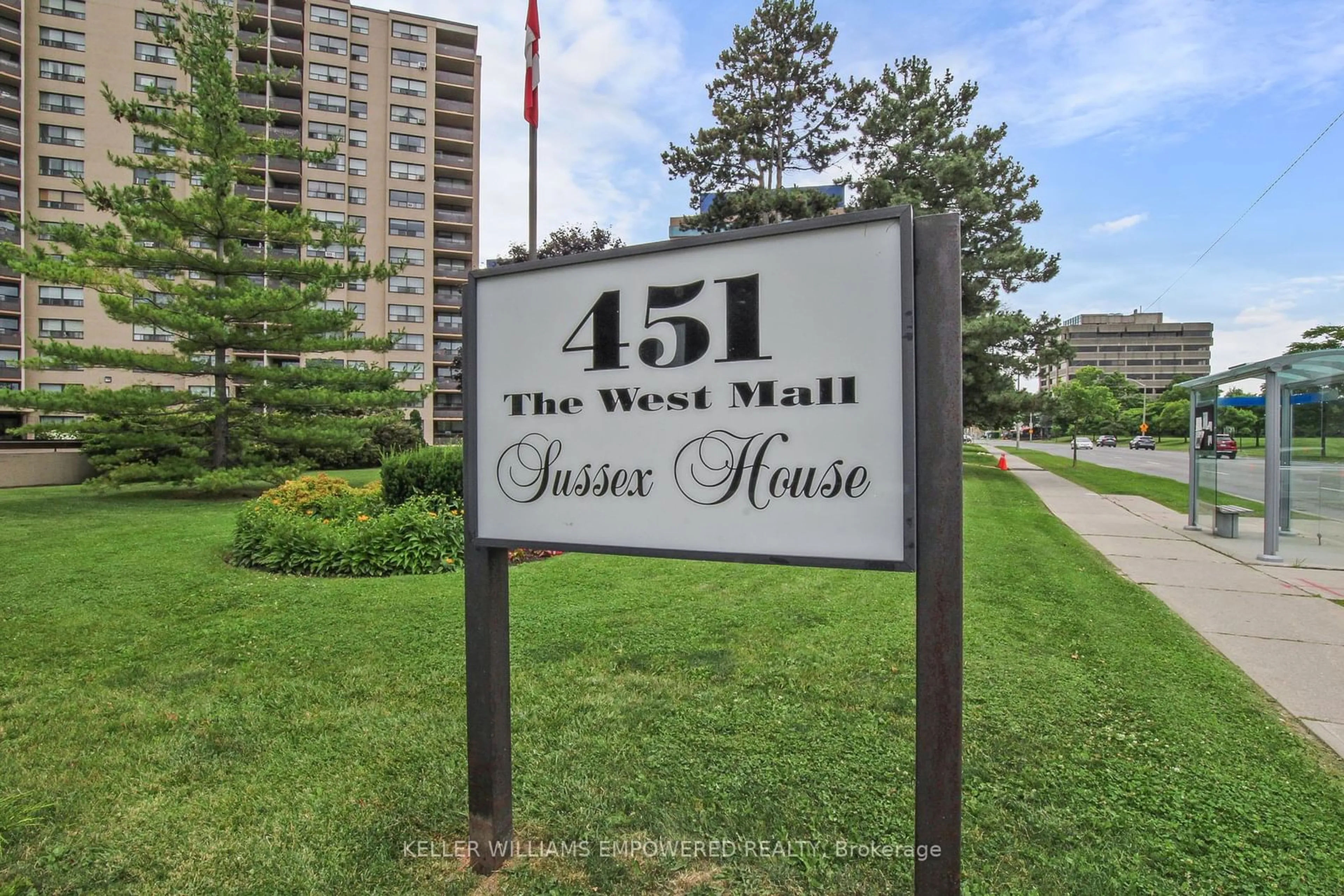 A pic from exterior of the house or condo for 451 The West Mall #303, Toronto Ontario M9C 1G1
