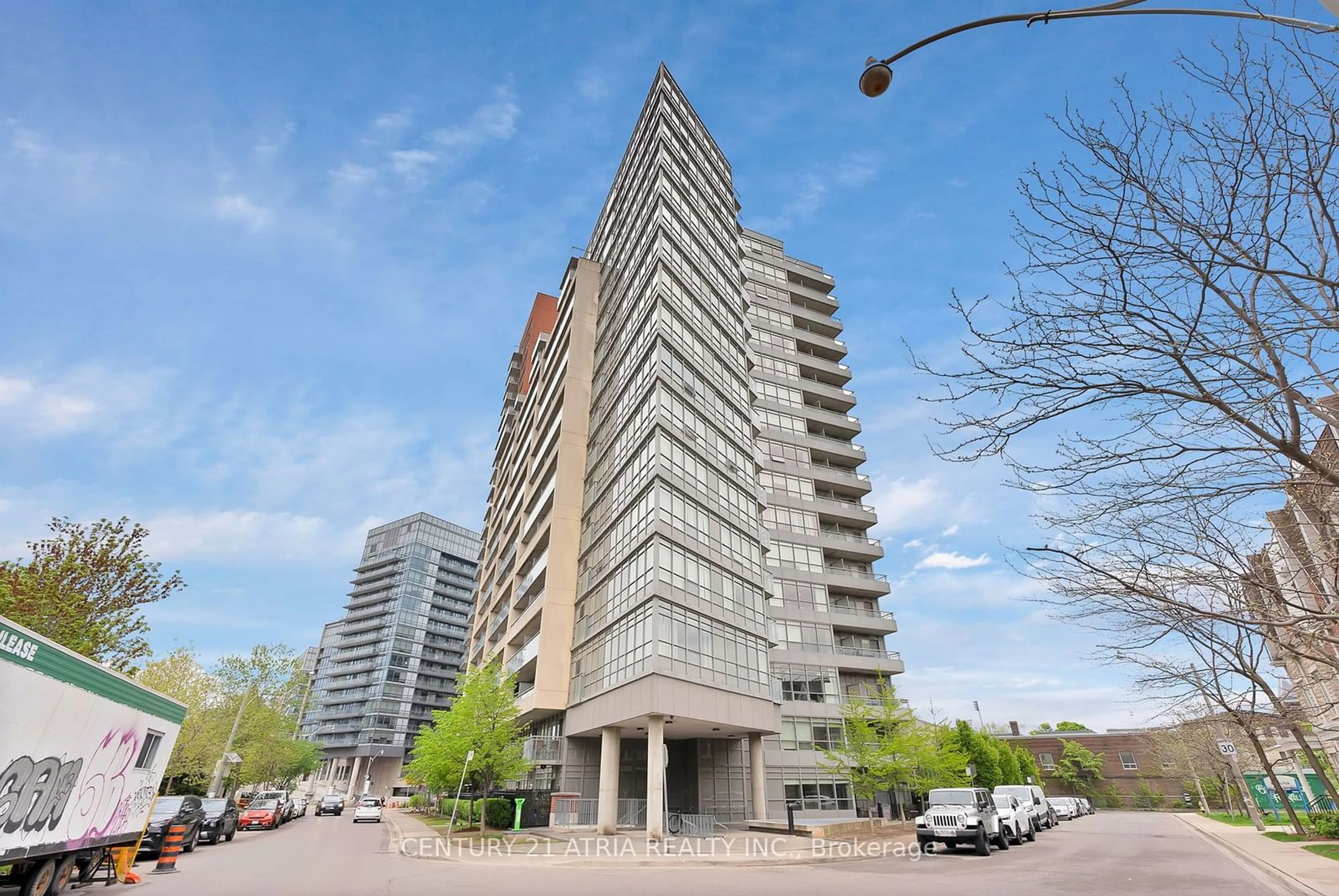 A pic from exterior of the house or condo for 38 Joe Shuster Way #920, Toronto Ontario M6K 0A5