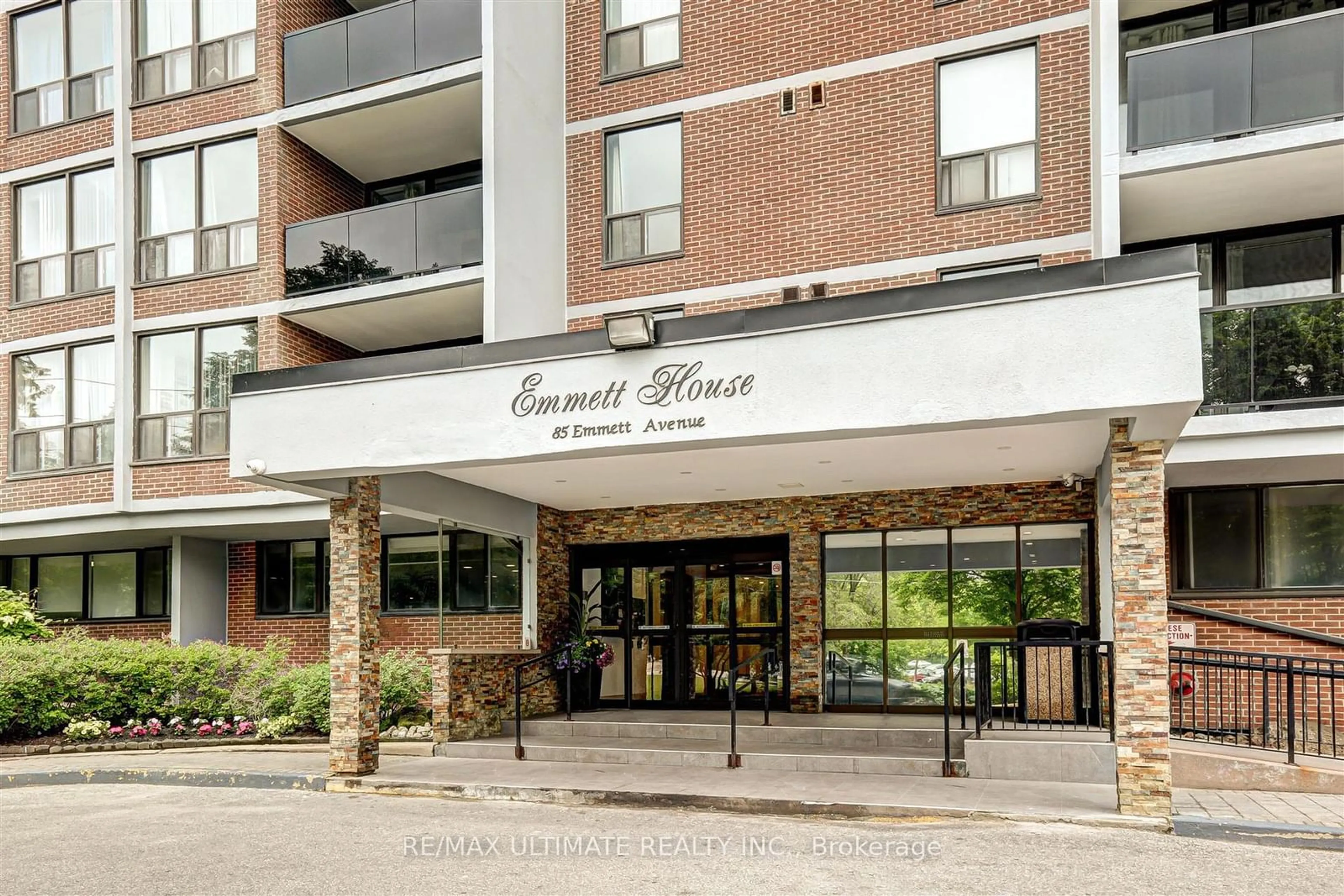 A pic from exterior of the house or condo for 85 Emmett Ave #2406, Toronto Ontario M6M 5A2