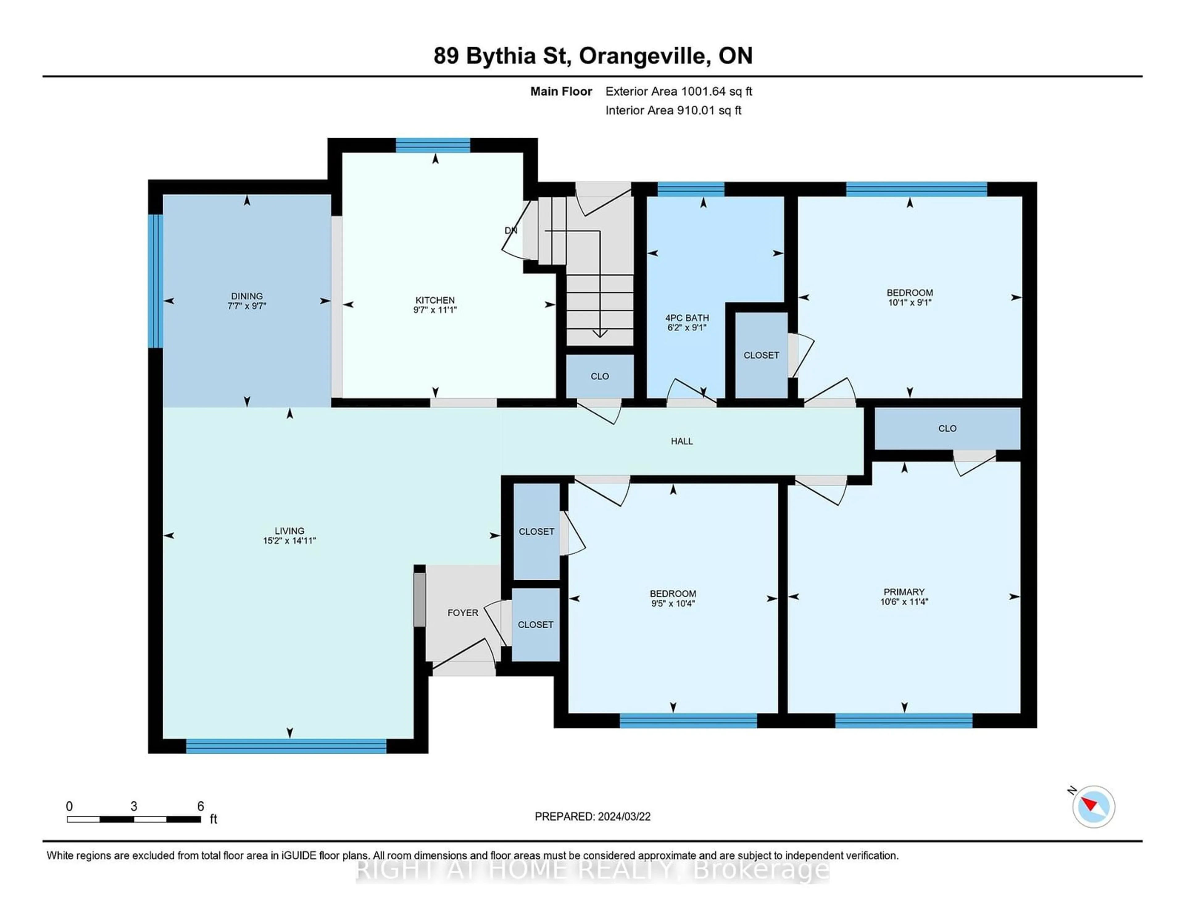Floor plan for 89 Bythia St, Orangeville Ontario L9W 2S4