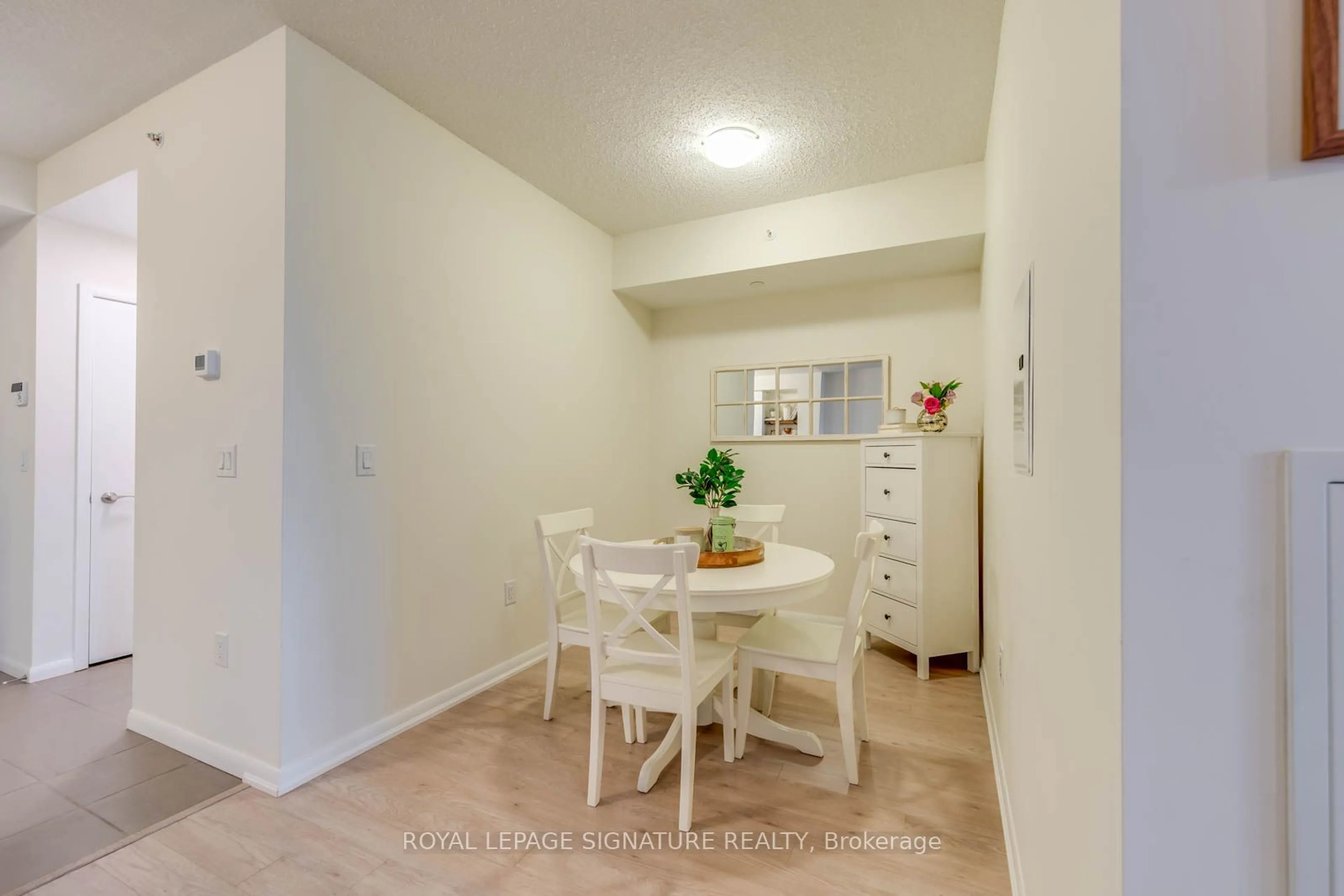 Dining room, not visible floor, cottage for 36 Via Bagnato #237, Toronto Ontario M6A 0B7