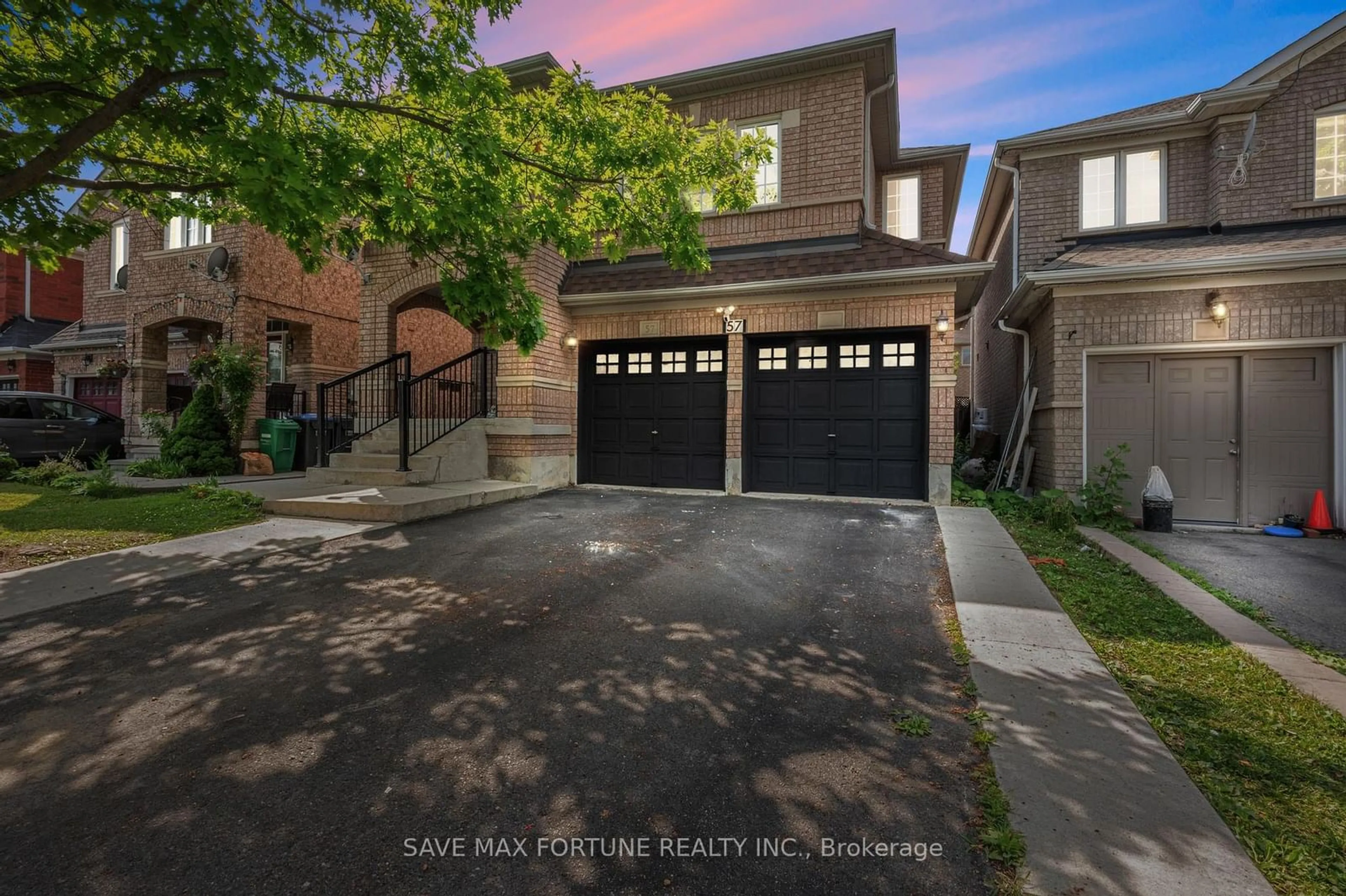 A pic from exterior of the house or condo for 57 Linderwood Dr, Brampton Ontario L7A 1S4