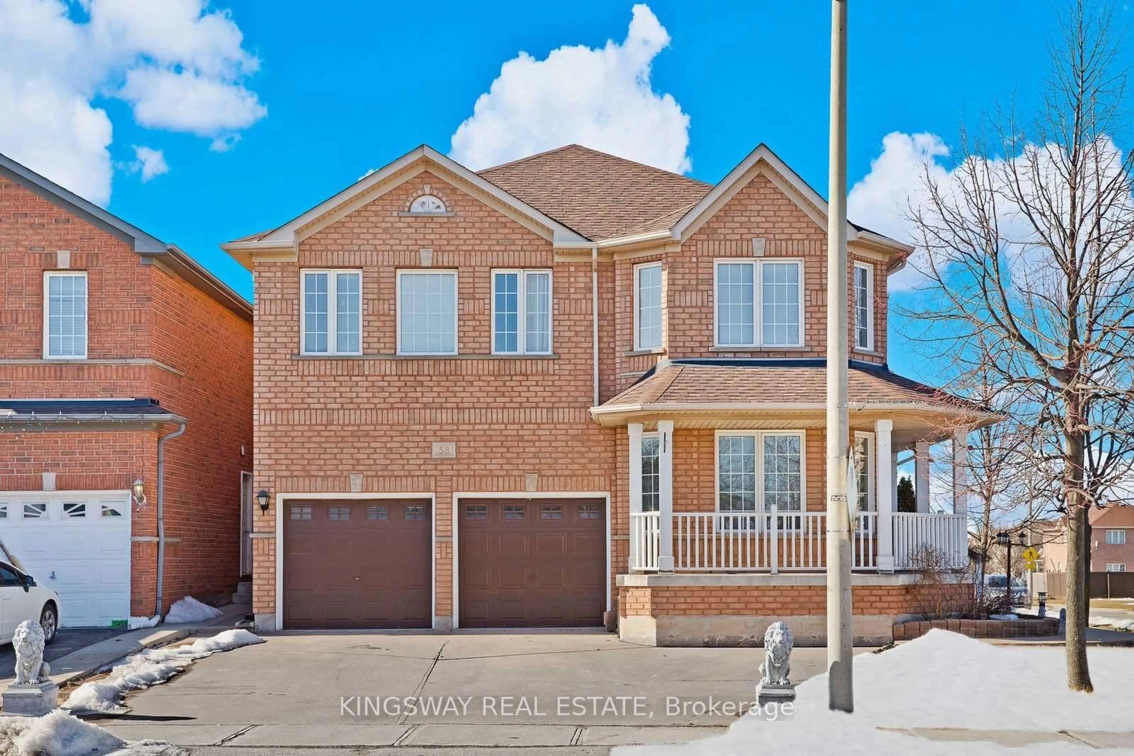 Home with brick exterior material for 58 Leagate St, Brampton Ontario L7A 2A9