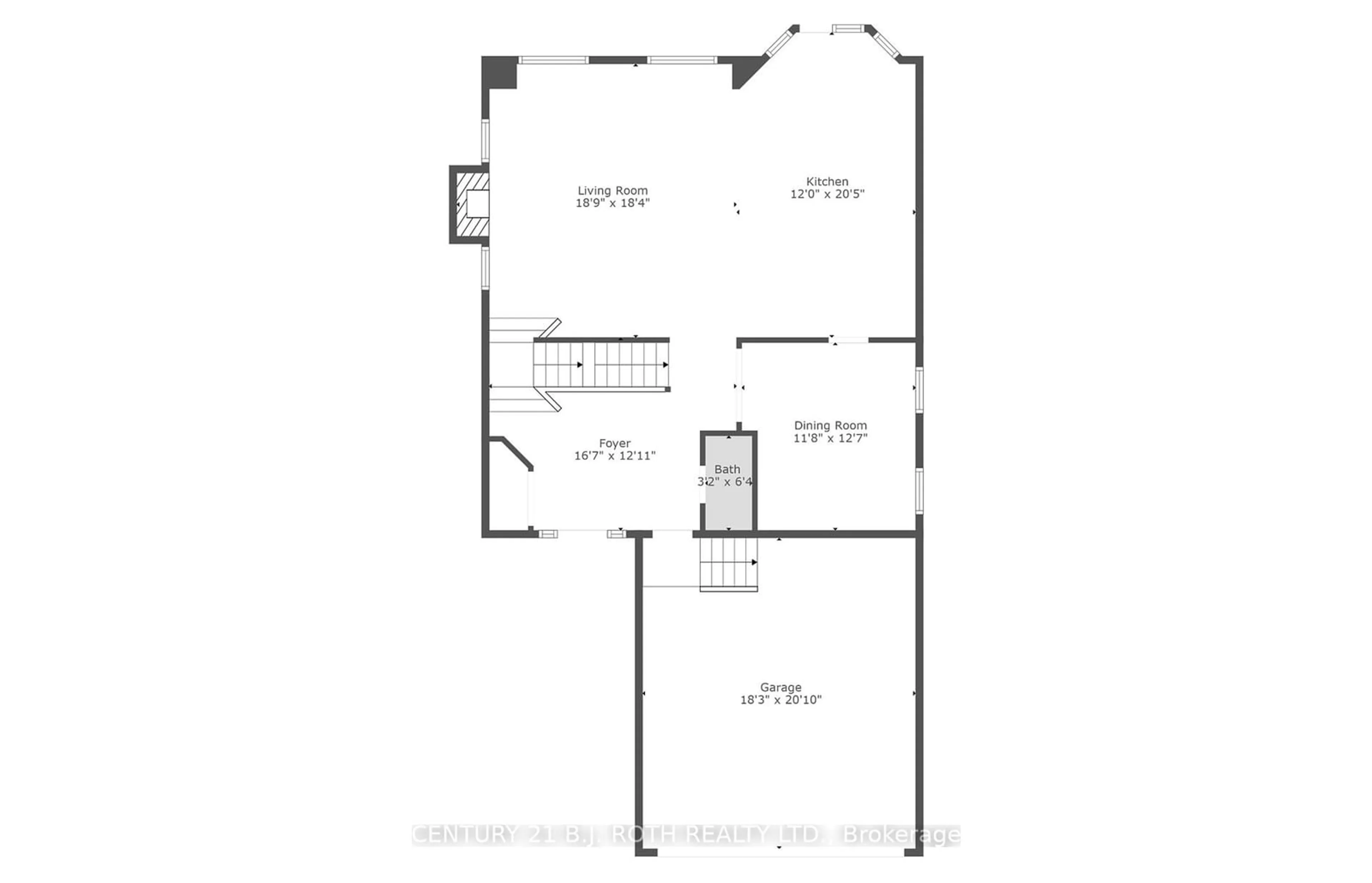 Floor plan for 63 ROSE St, Orangeville Ontario L9W 5C4