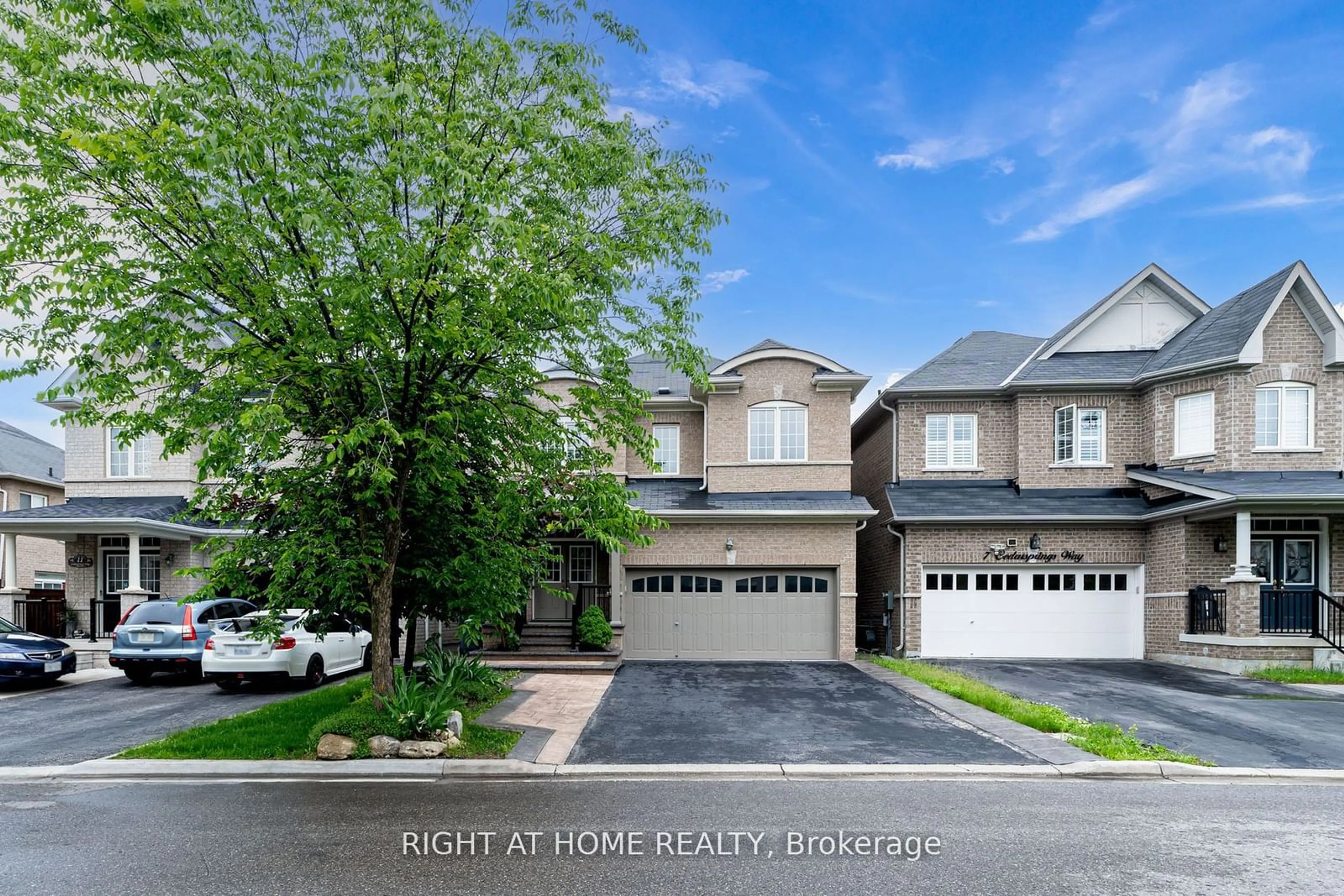 A pic from exterior of the house or condo for 9 Cedarsprings Way, Brampton Ontario L6R 0W1