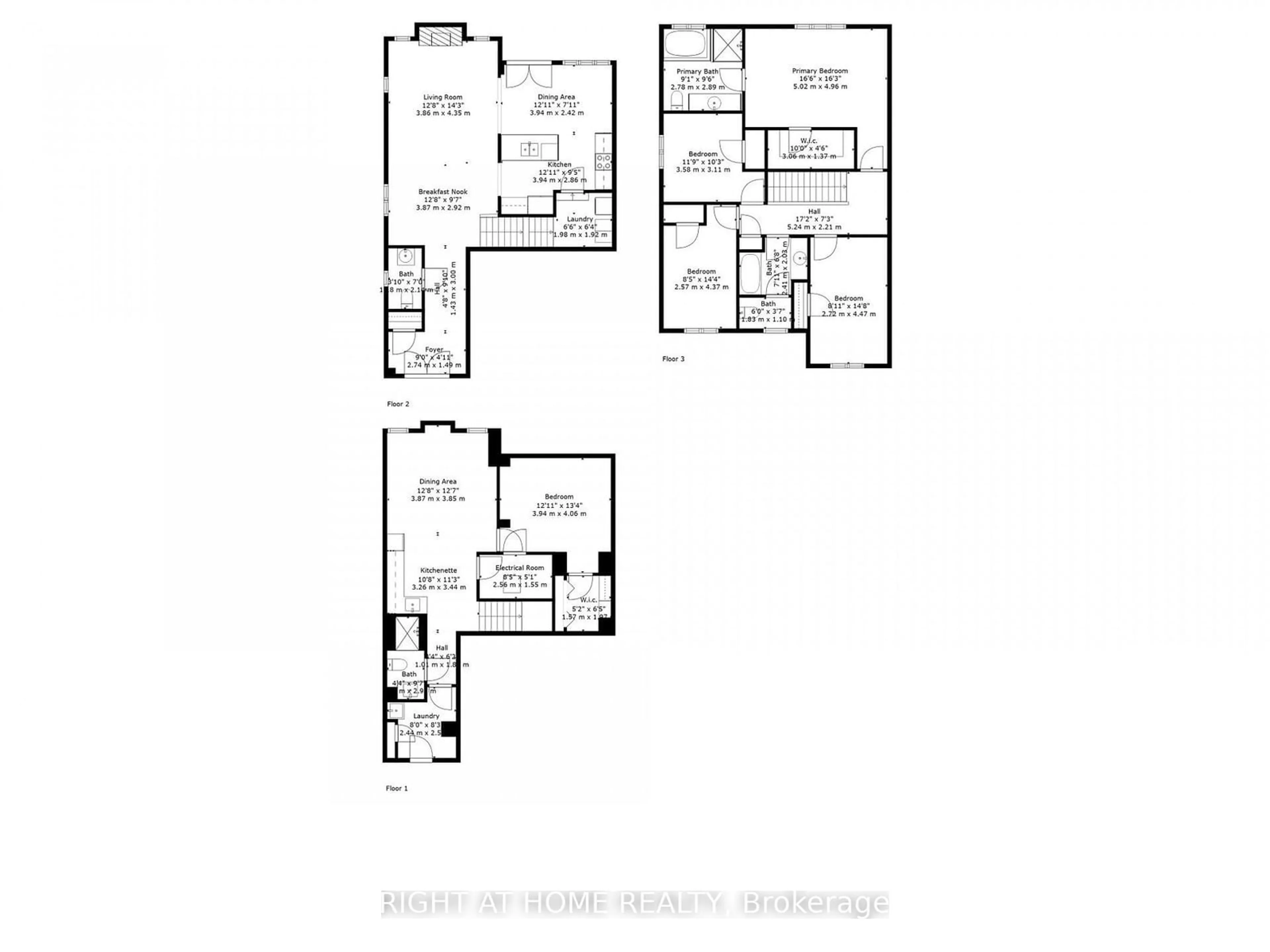 Floor plan for 9 Cedarsprings Way, Brampton Ontario L6R 0W1