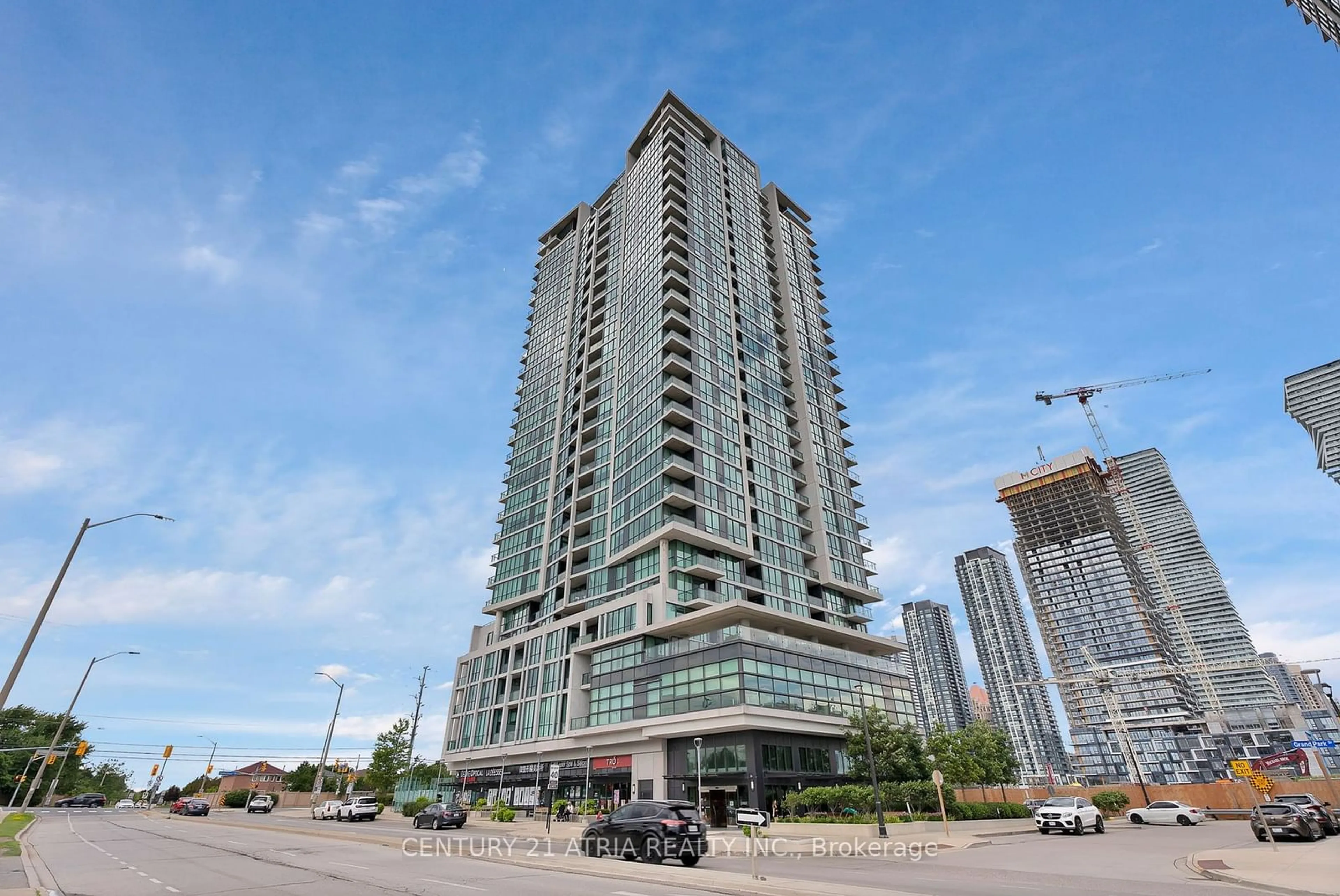 A pic from exterior of the house or condo for 3985 Grand Park Dr #2307, Mississauga Ontario L5B 0K4