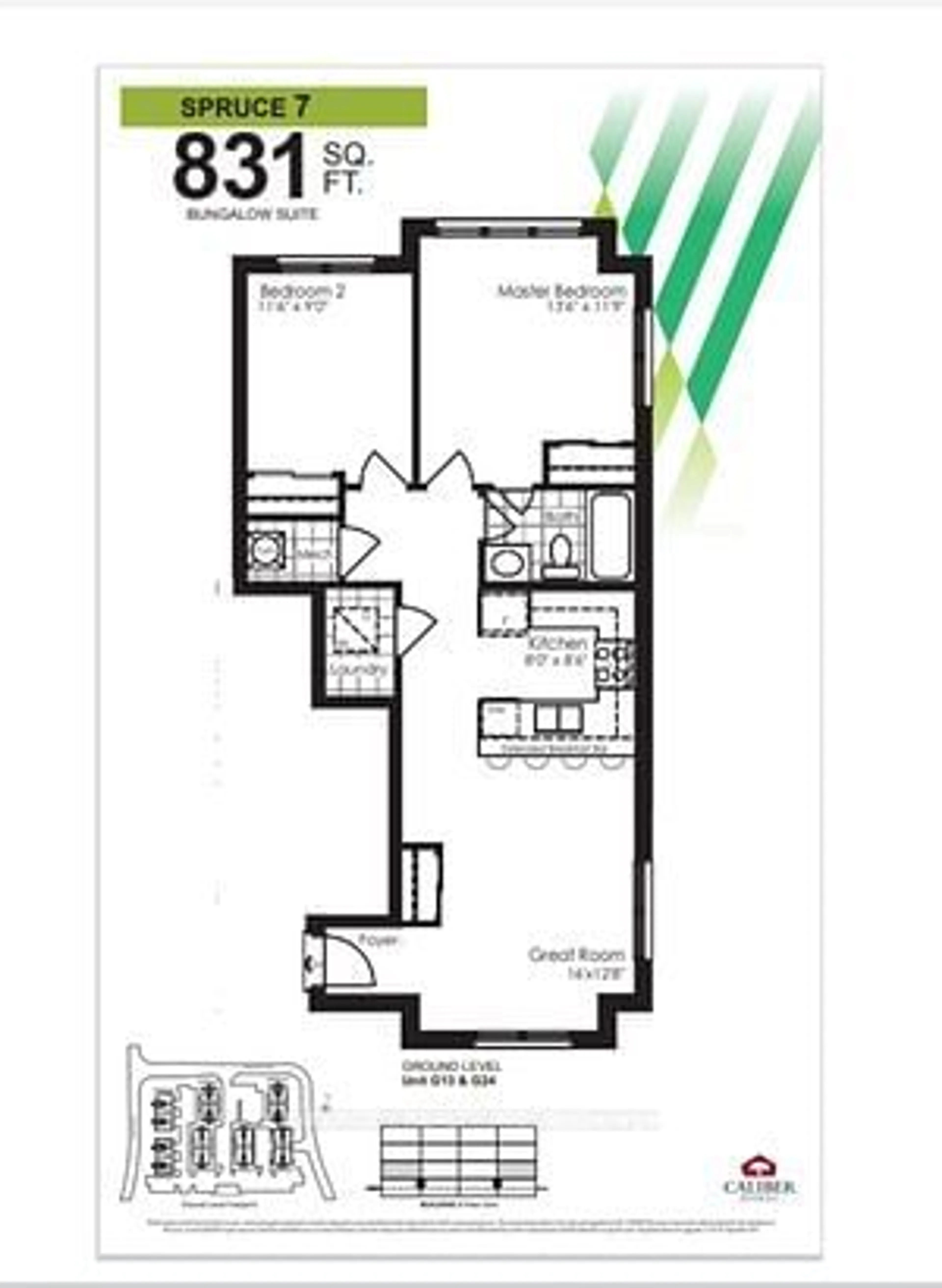 Floor plan for 30 Halliford Pl #205, Brampton Ontario L6P 4R1