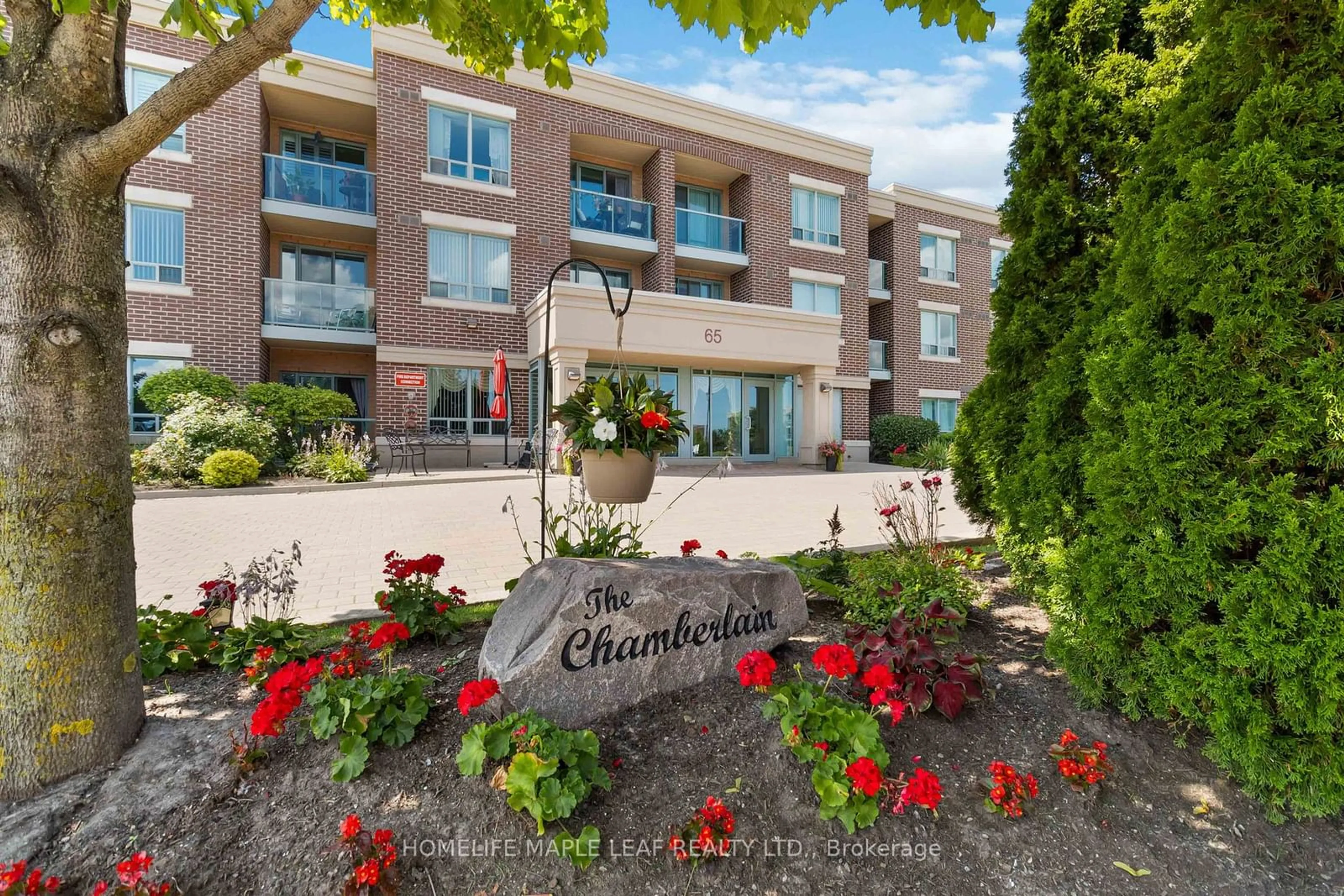 A pic from exterior of the house or condo for 65 VIA ROSEDALE Way #206, Brampton Ontario L6R 3N8