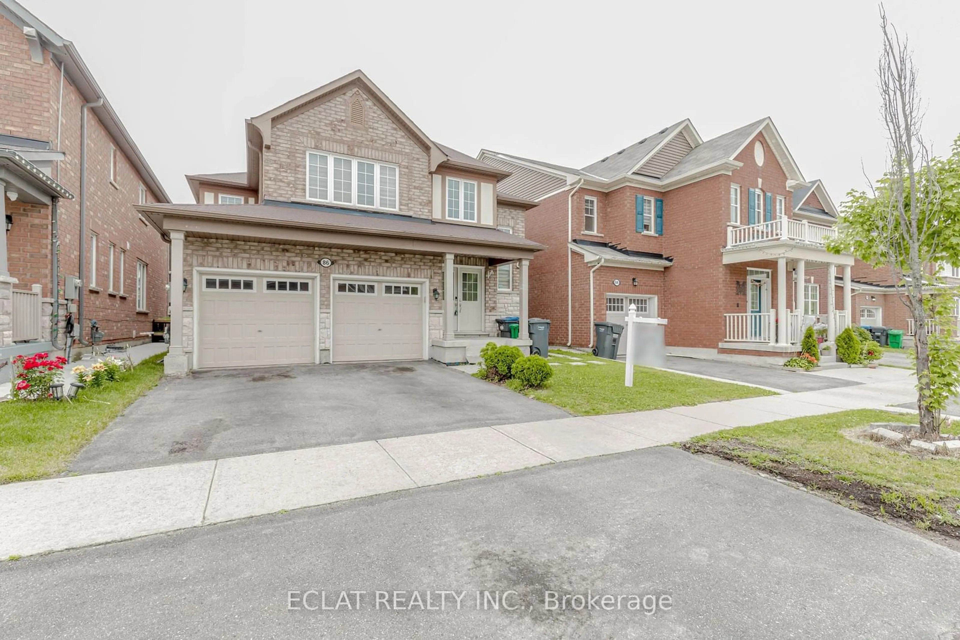 Home with brick exterior material for 86 Enford Cres, Brampton Ontario L7A 4C8