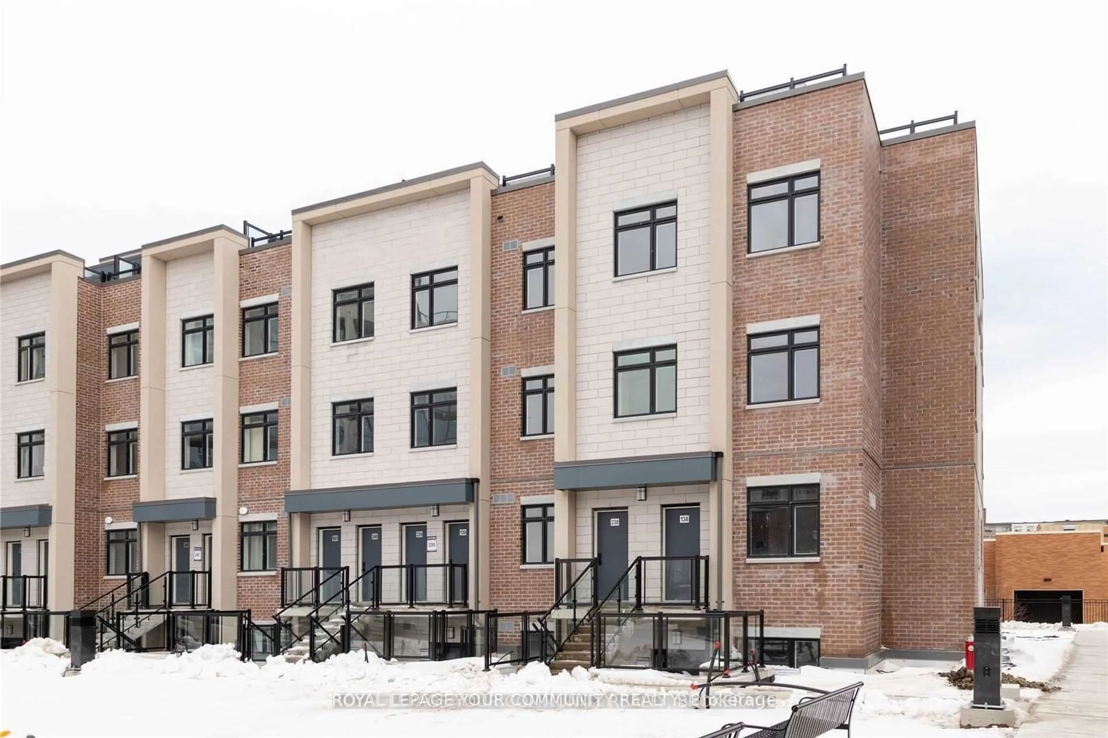 A pic from exterior of the house or condo for 1060 Douglas McCurdy Comm Rd #238, Mississauga Ontario L5L 3H9