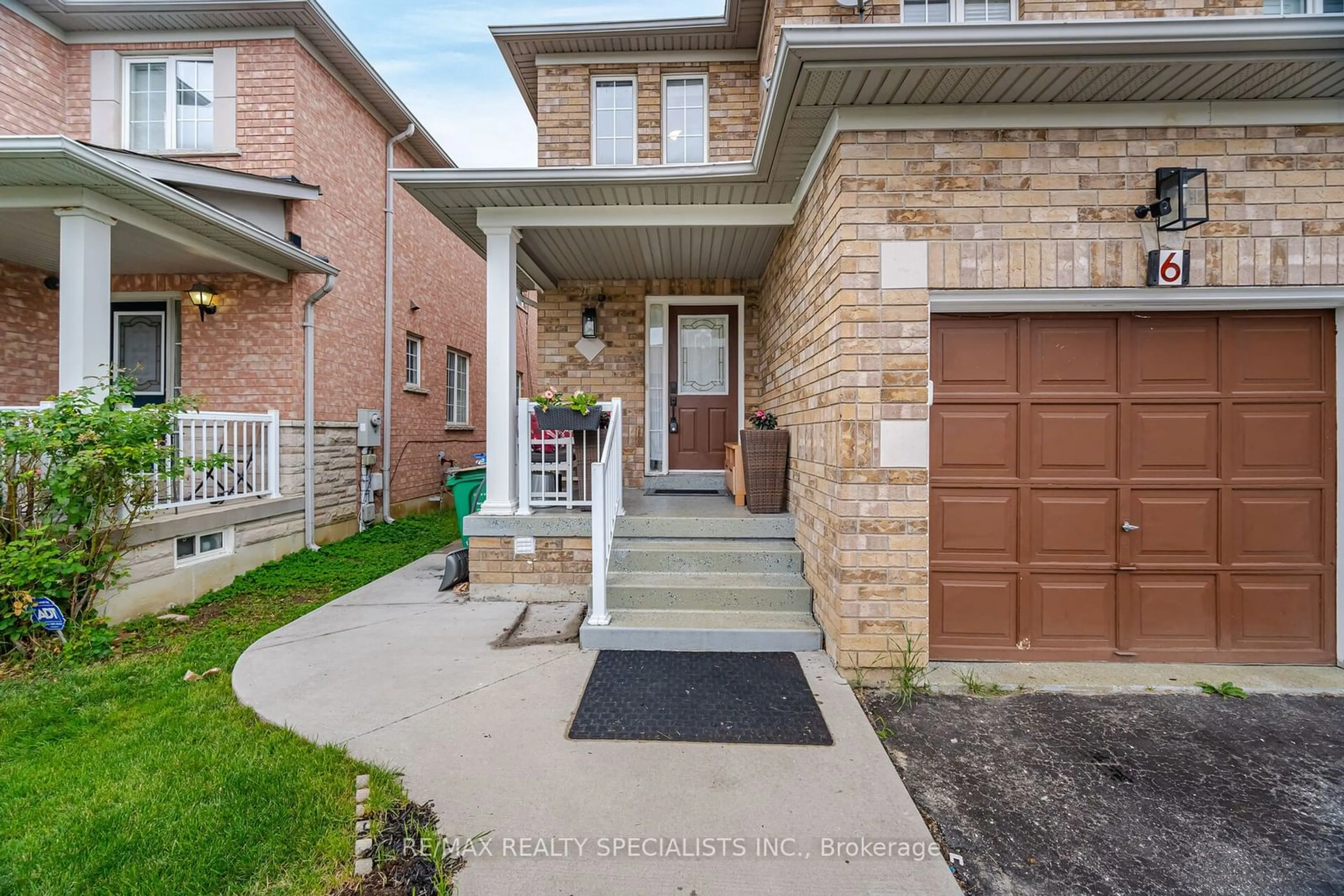 Home with brick exterior material for 6 Flatfield Way, Brampton Ontario L6P 1N7