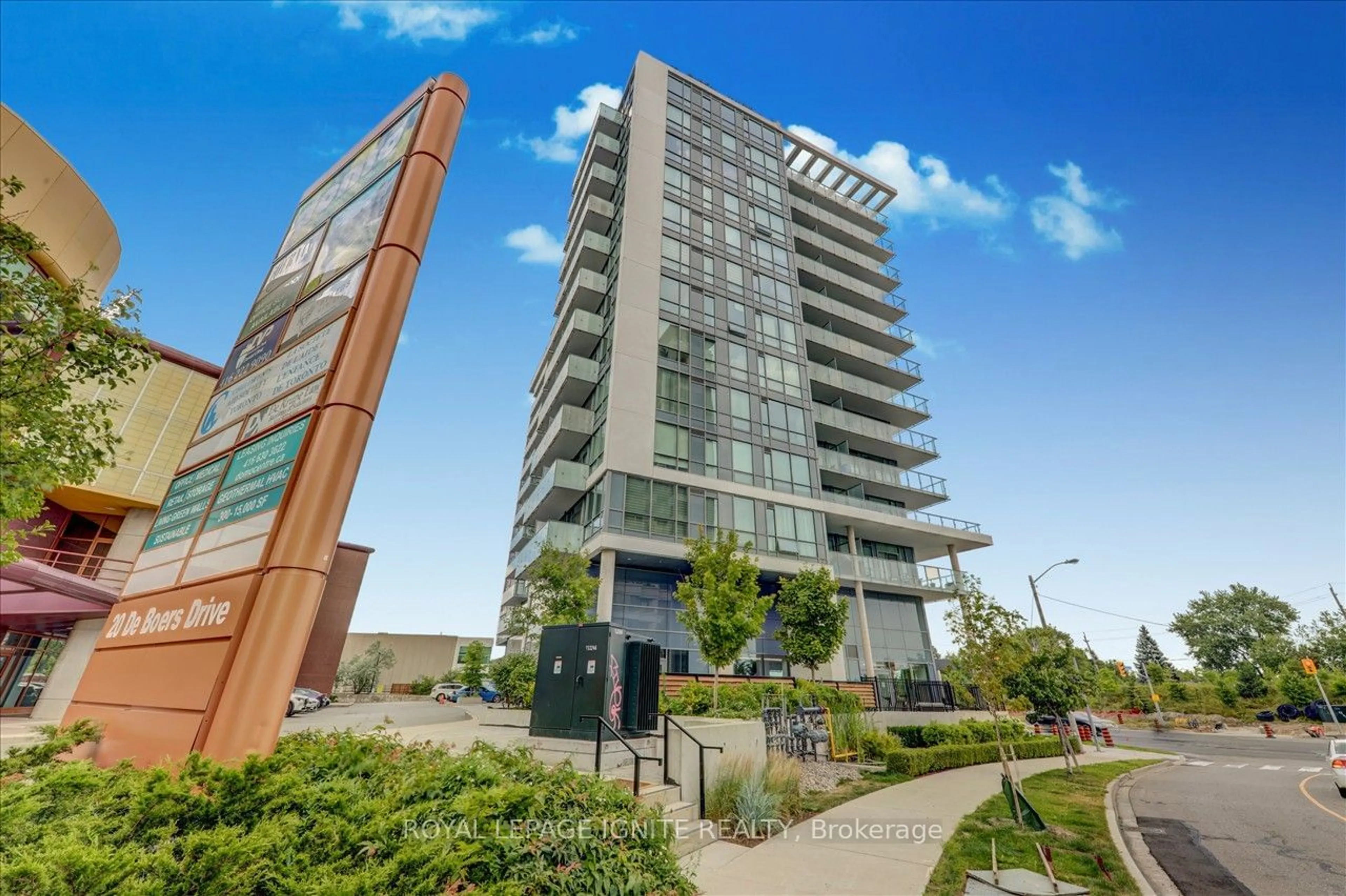 A pic from exterior of the house or condo for 10 De Boers Dr #615, Toronto Ontario M3J 0L6