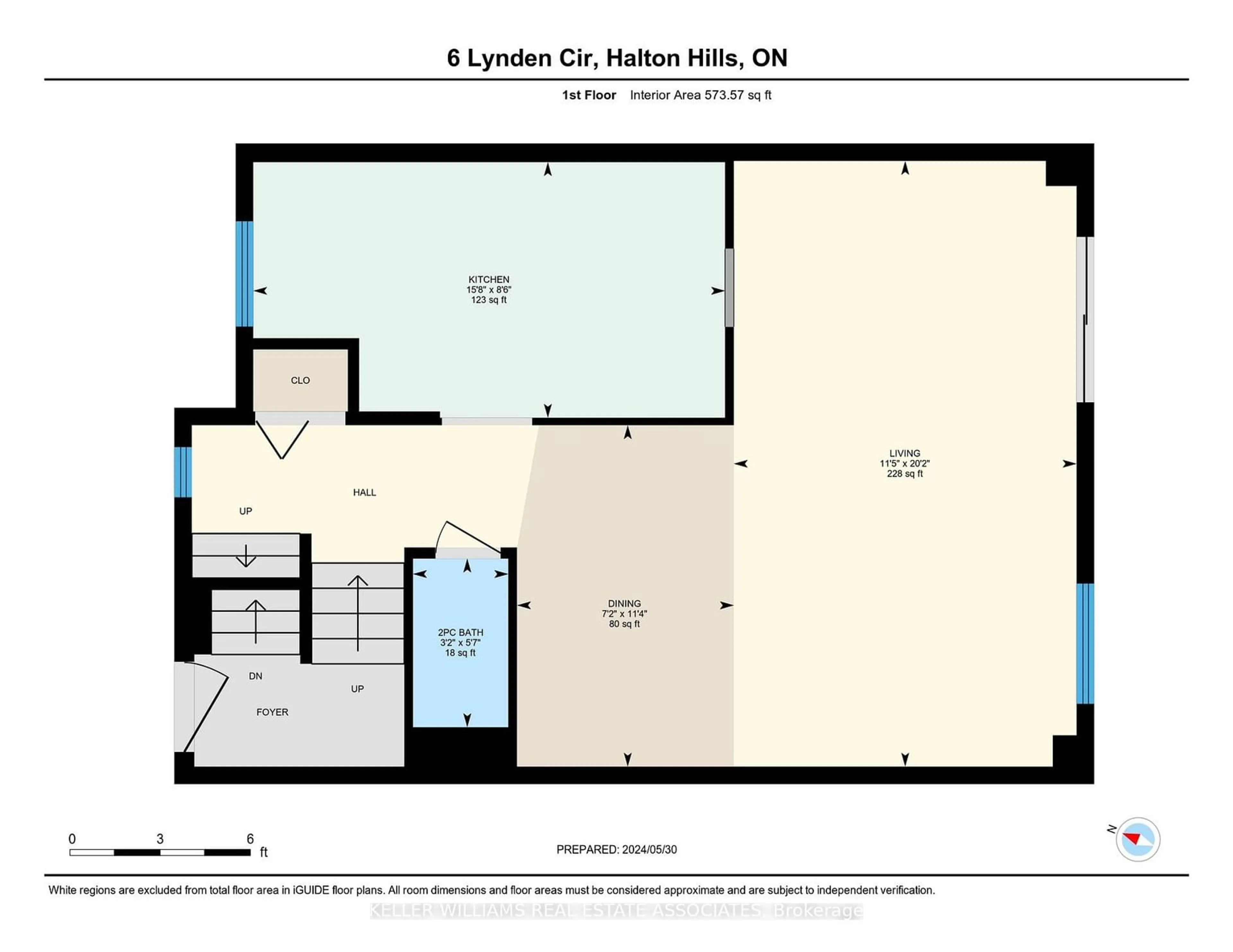 Floor plan for 6 Lynden Circ #39, Halton Hills Ontario L7G 4Y8