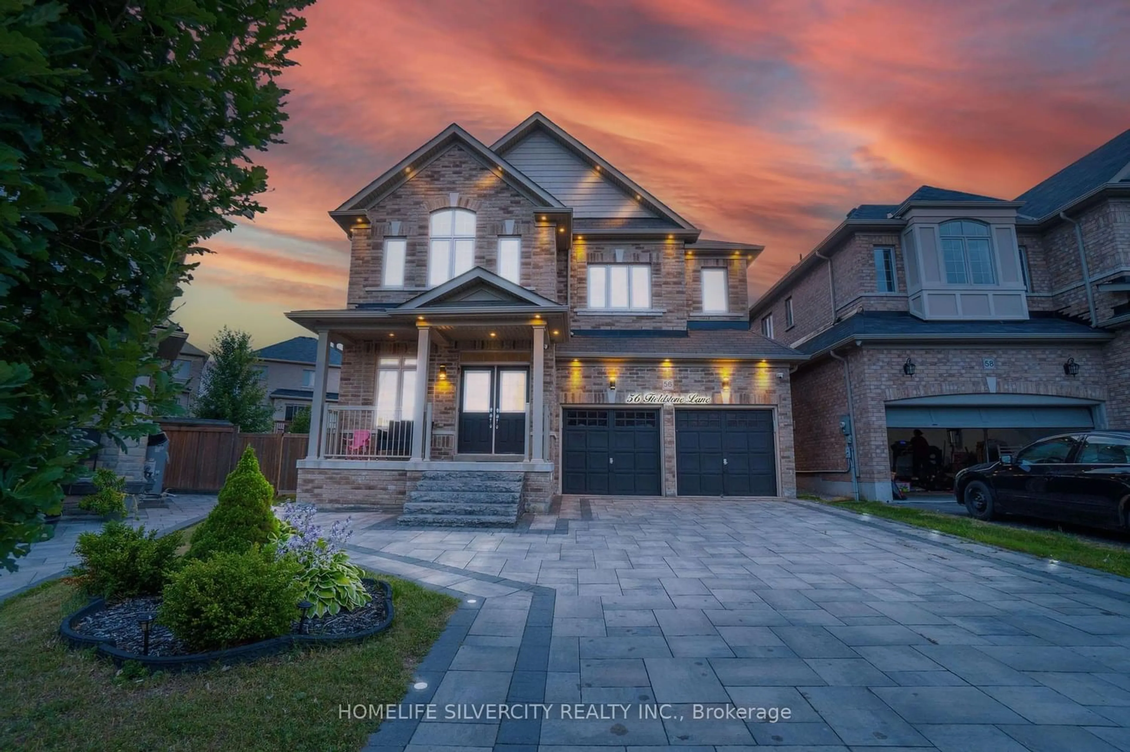 Home with brick exterior material for 56 Fieldstone Ln Ave, Caledon Ontario L7C 2E9