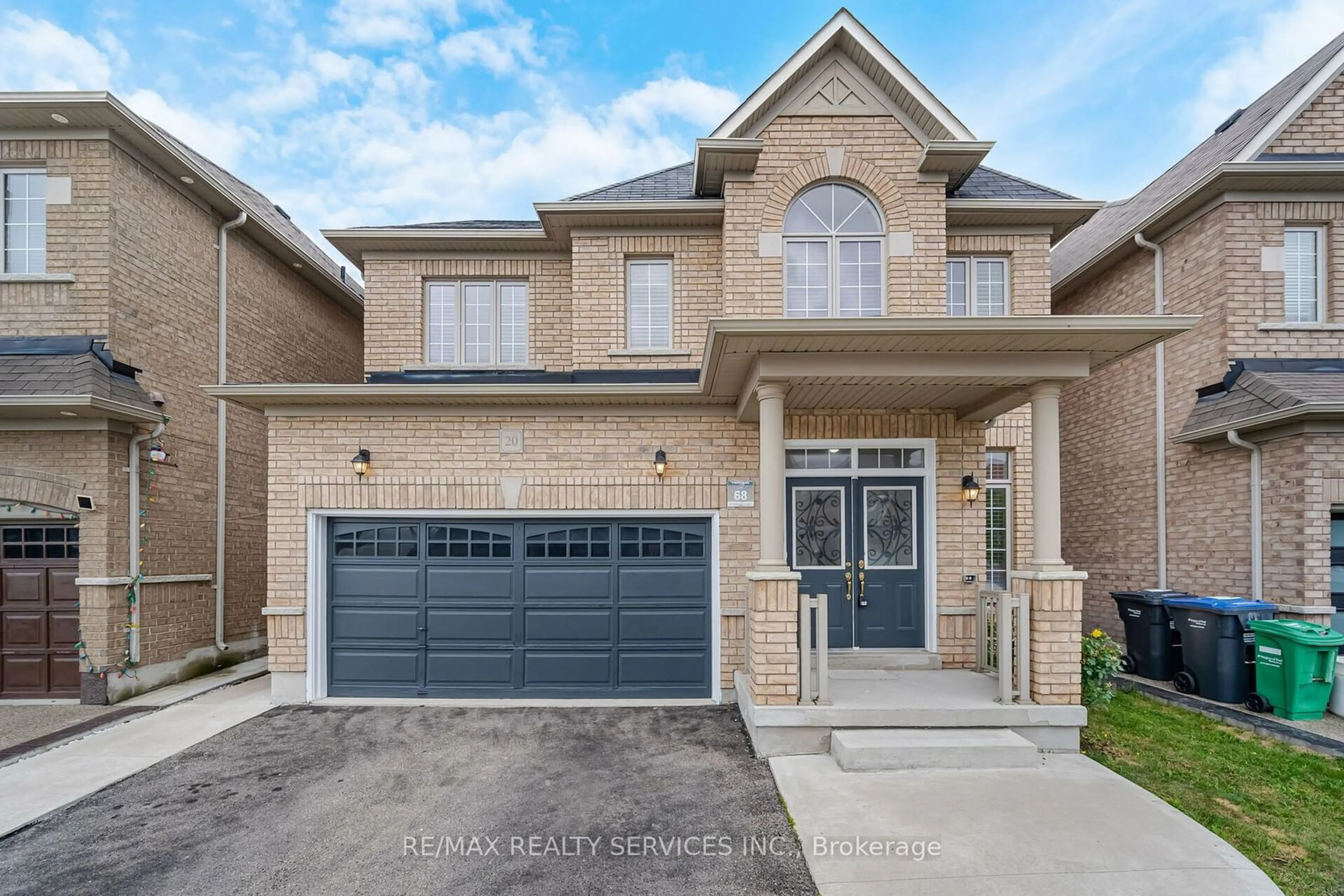 Home with brick exterior material for 20 Vontress St, Brampton Ontario L6R 3S4