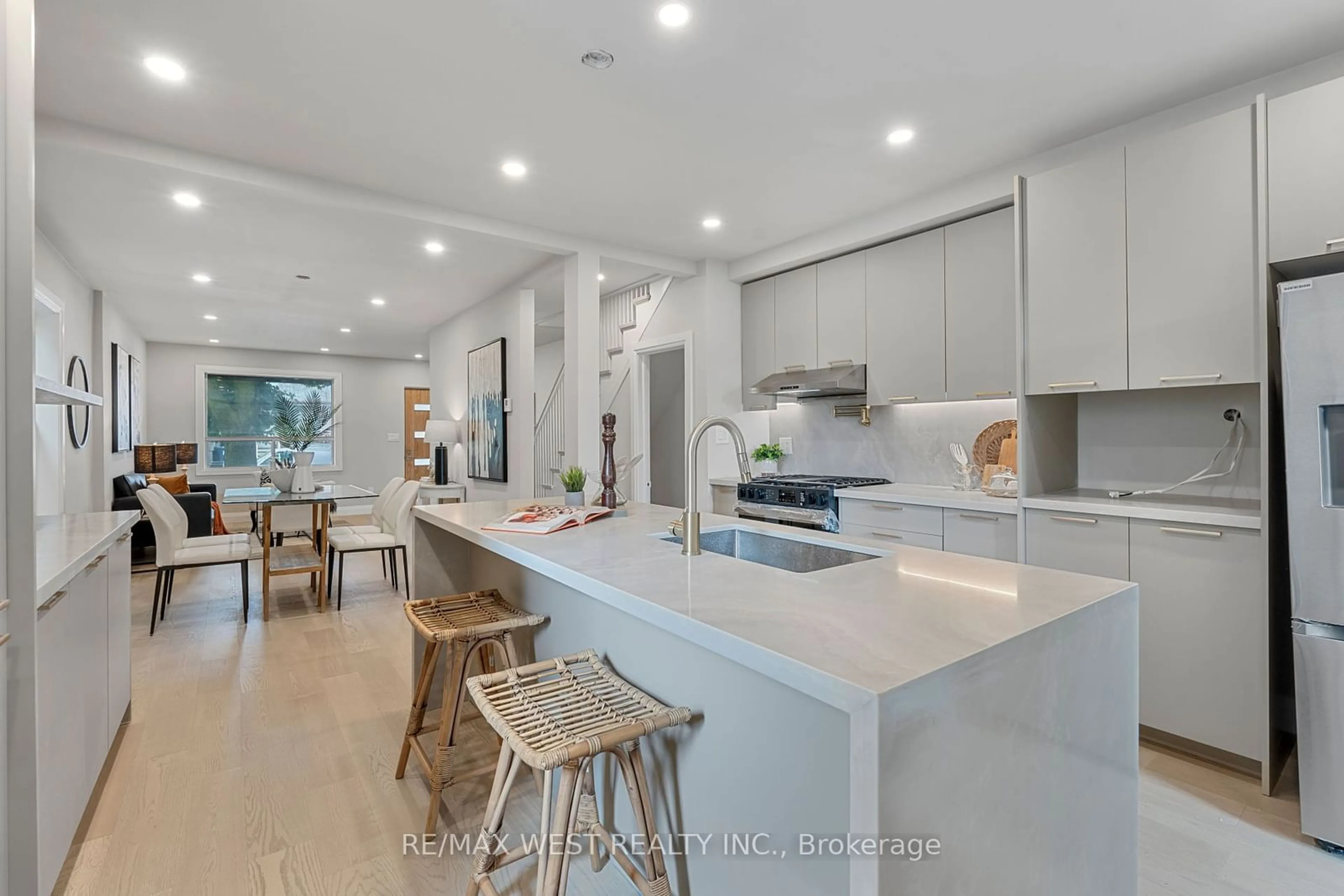 Contemporary kitchen for 211 Gilbert Ave, Toronto Ontario M6E 4W6