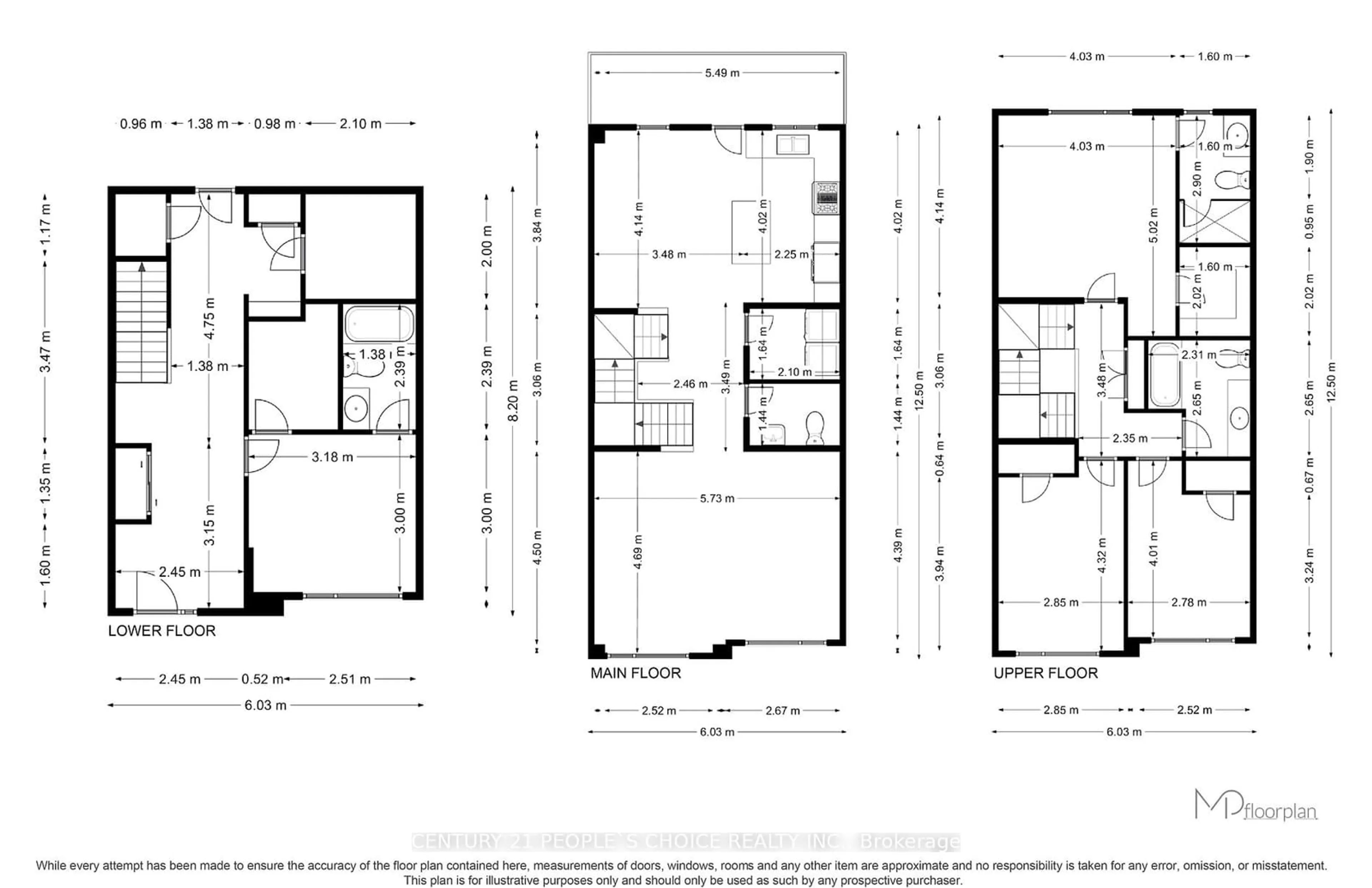 Floor plan for 118 Huguenot Rd, Oakville Ontario L6H 0X5