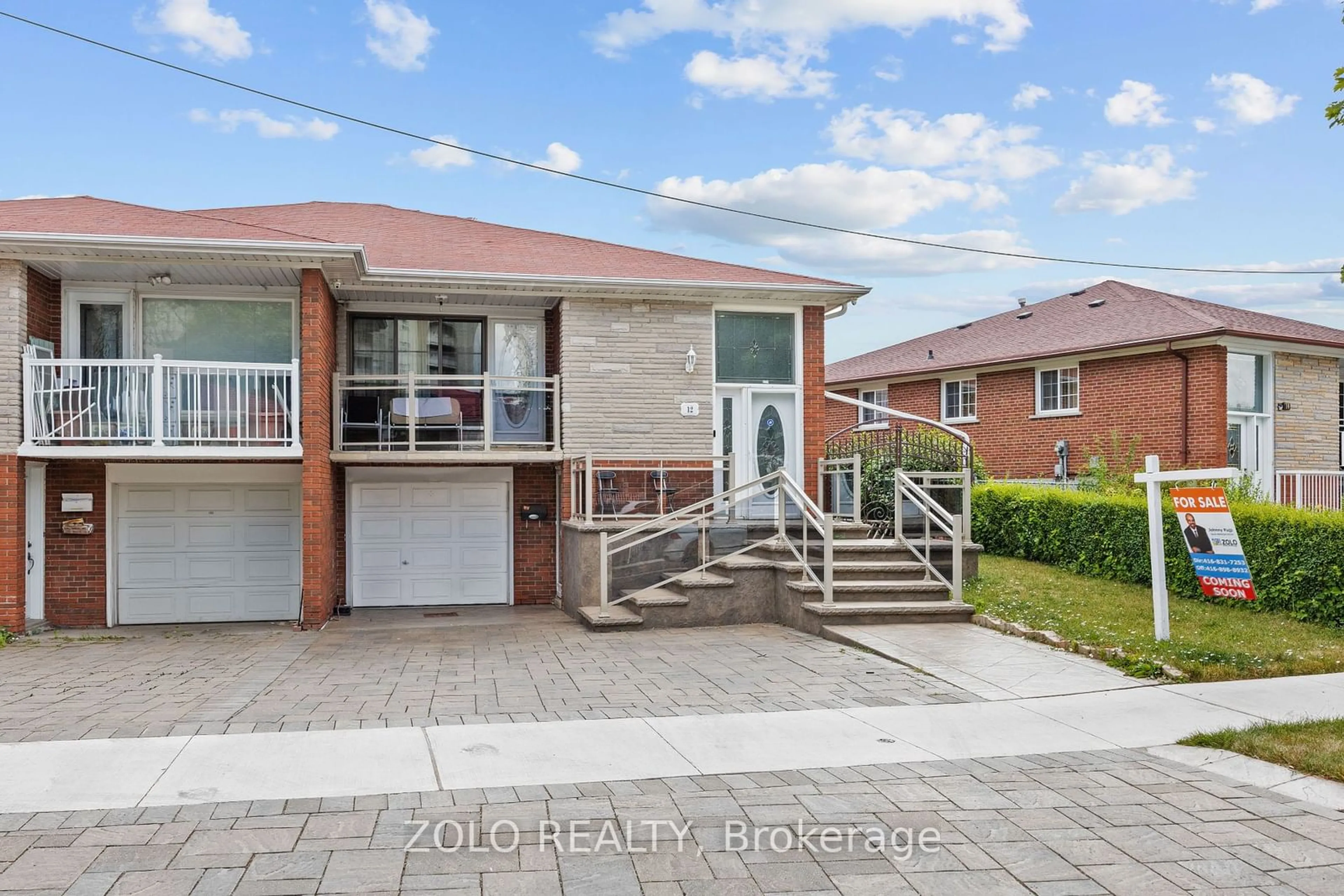 Frontside or backside of a home for 12 Elana Dr, Toronto Ontario M3N 2C2