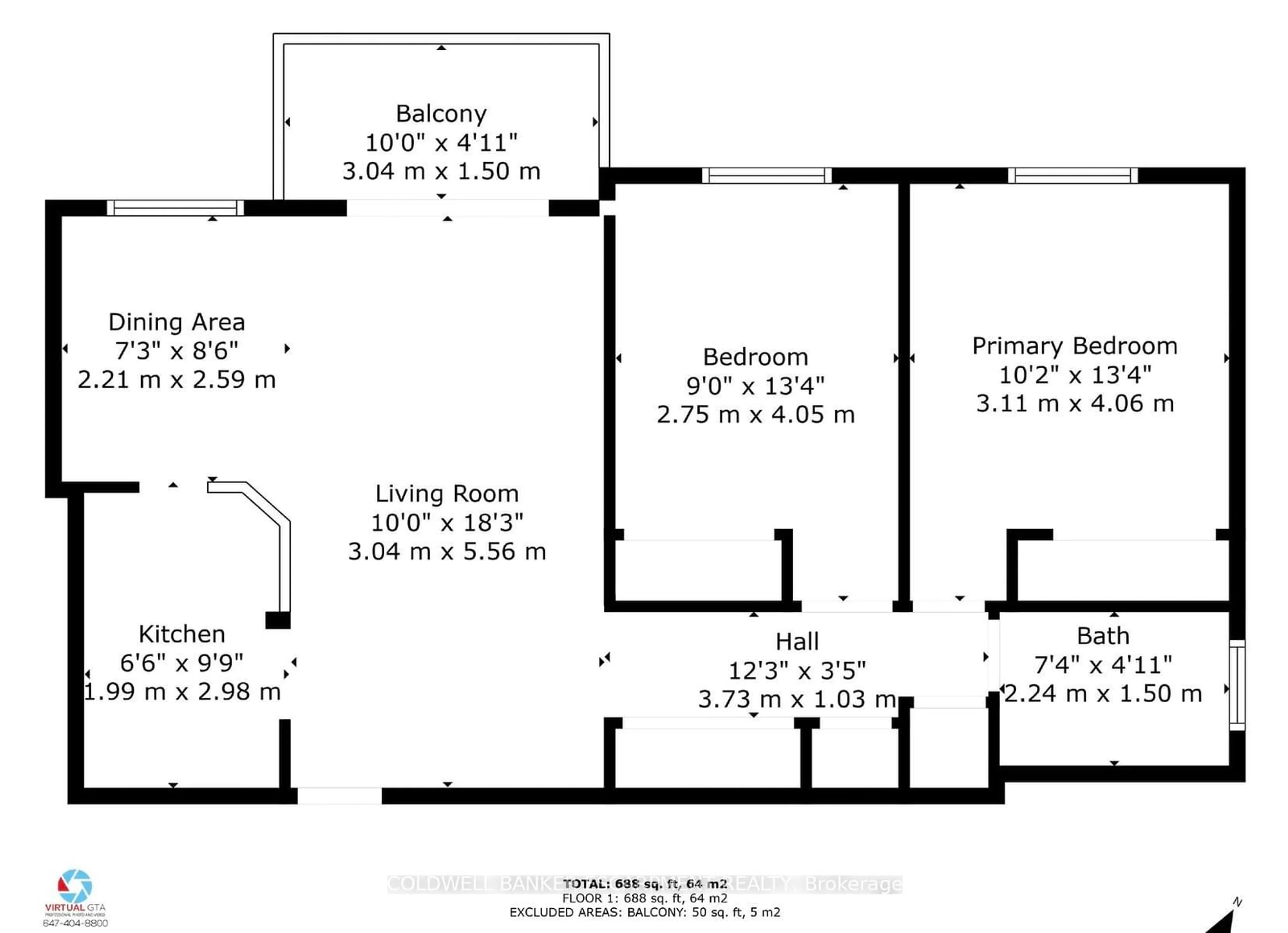 Floor plan for 24 Ransom St #301, Halton Hills Ontario L7J 1R9