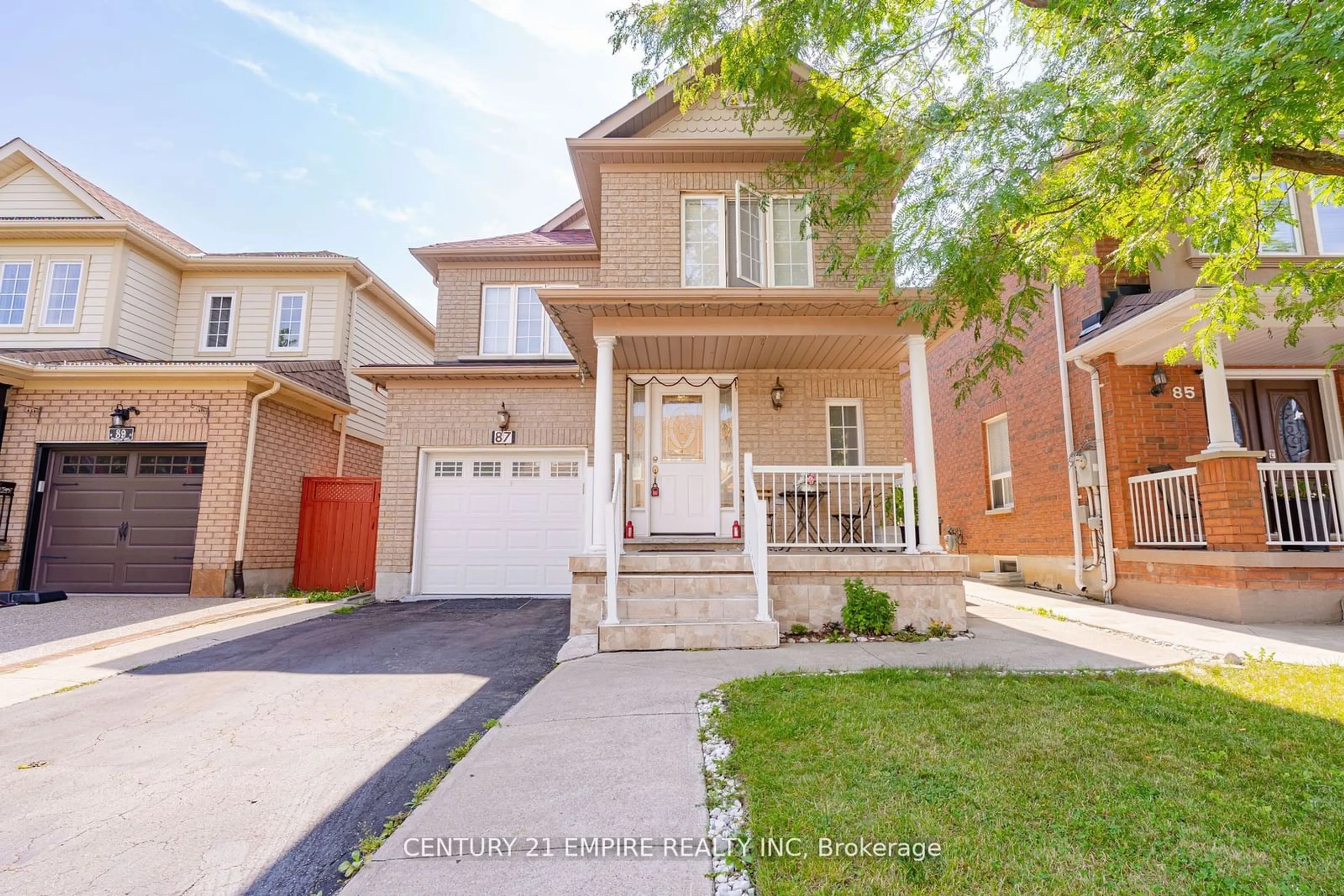 Frontside or backside of a home for 87 Heartleaf Cres, Brampton Ontario L7A 2B9