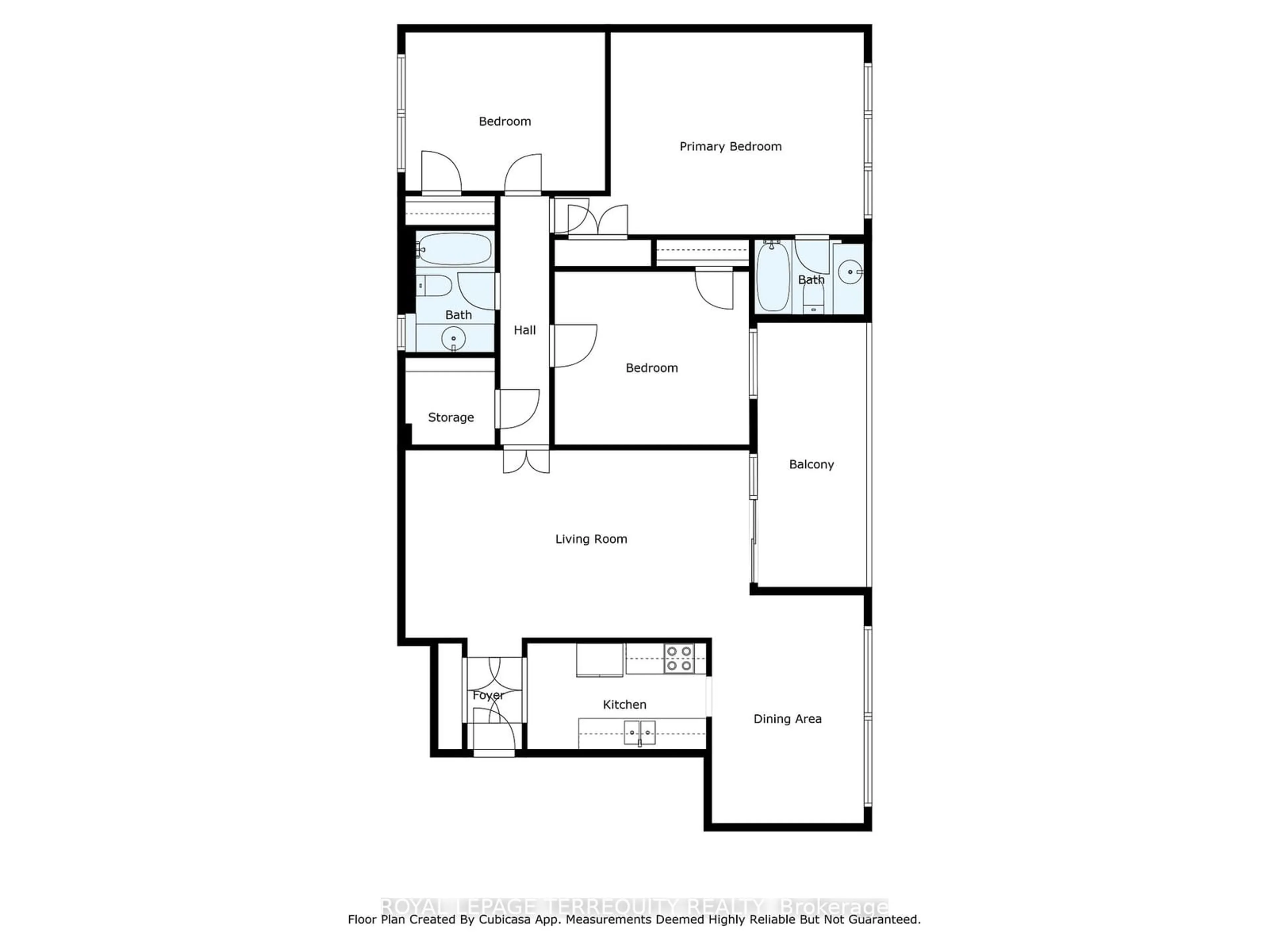 Floor plan for 44 Longbourne Dr #209, Toronto Ontario M9R 2M7