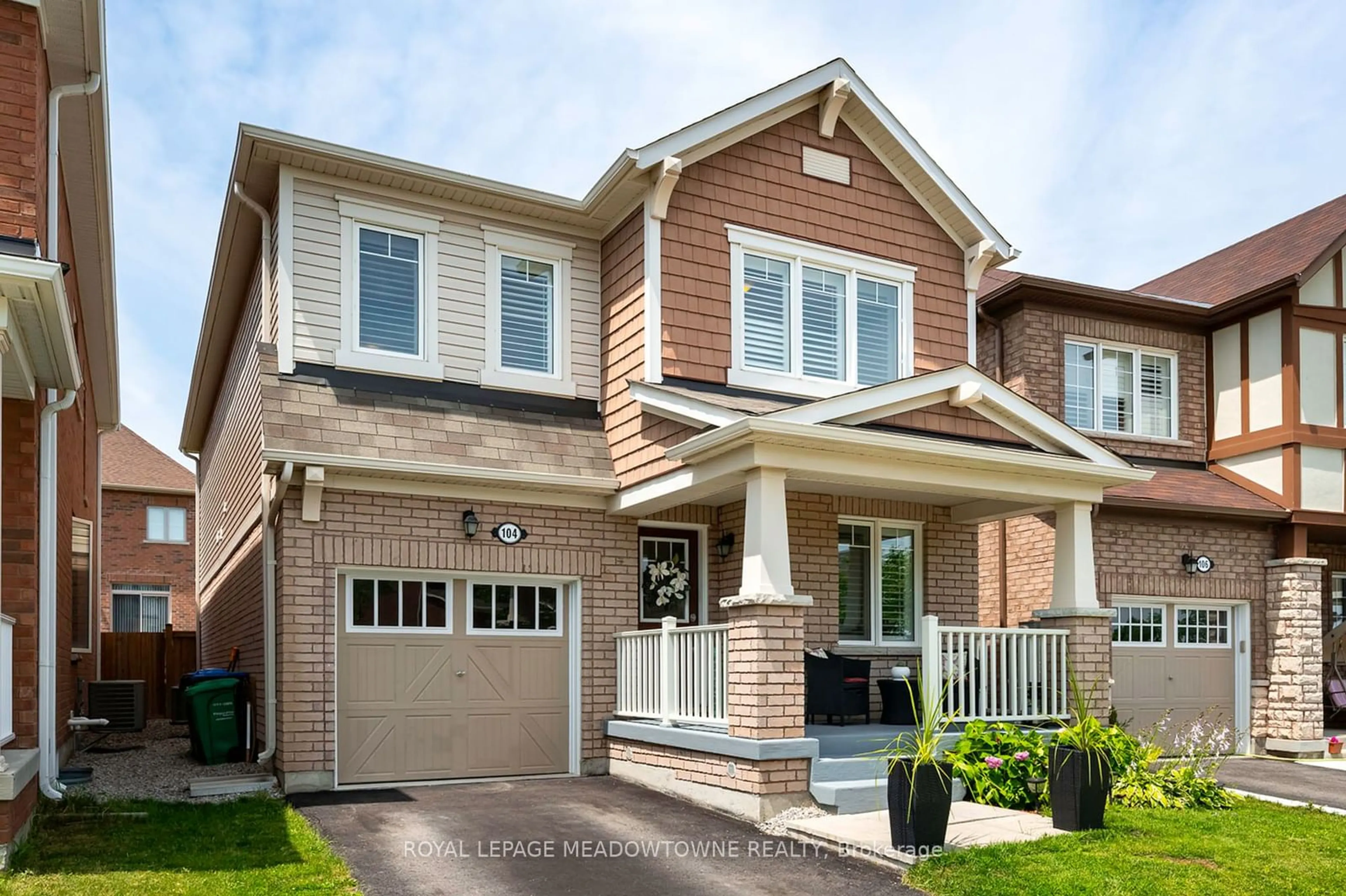 Home with brick exterior material for 104 Stedford Cres, Brampton Ontario L7A 4P7